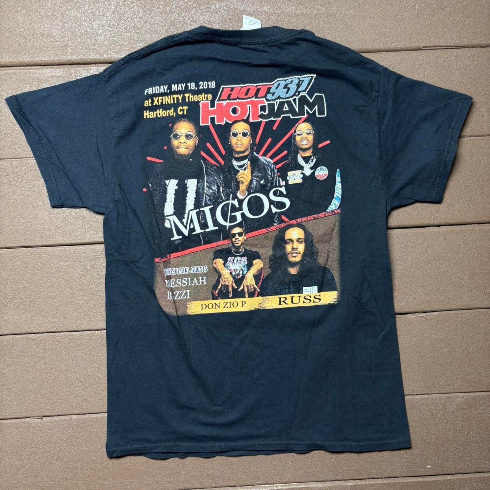 Gildan Black 2018 Migos Tour Shirt Size US M / EU 48-50 / 2 - 3 Thumbnail