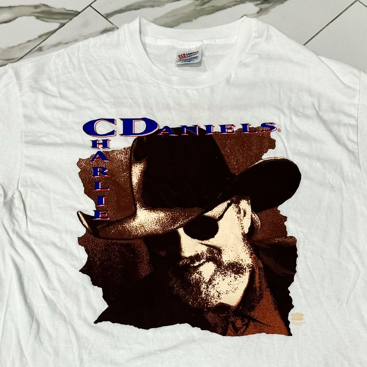 Band Tees × Vintage VINTAGE 1993 CHARLIE DANIELS BAND TEE! Size US XL / EU 56 / 4 - 3 Thumbnail