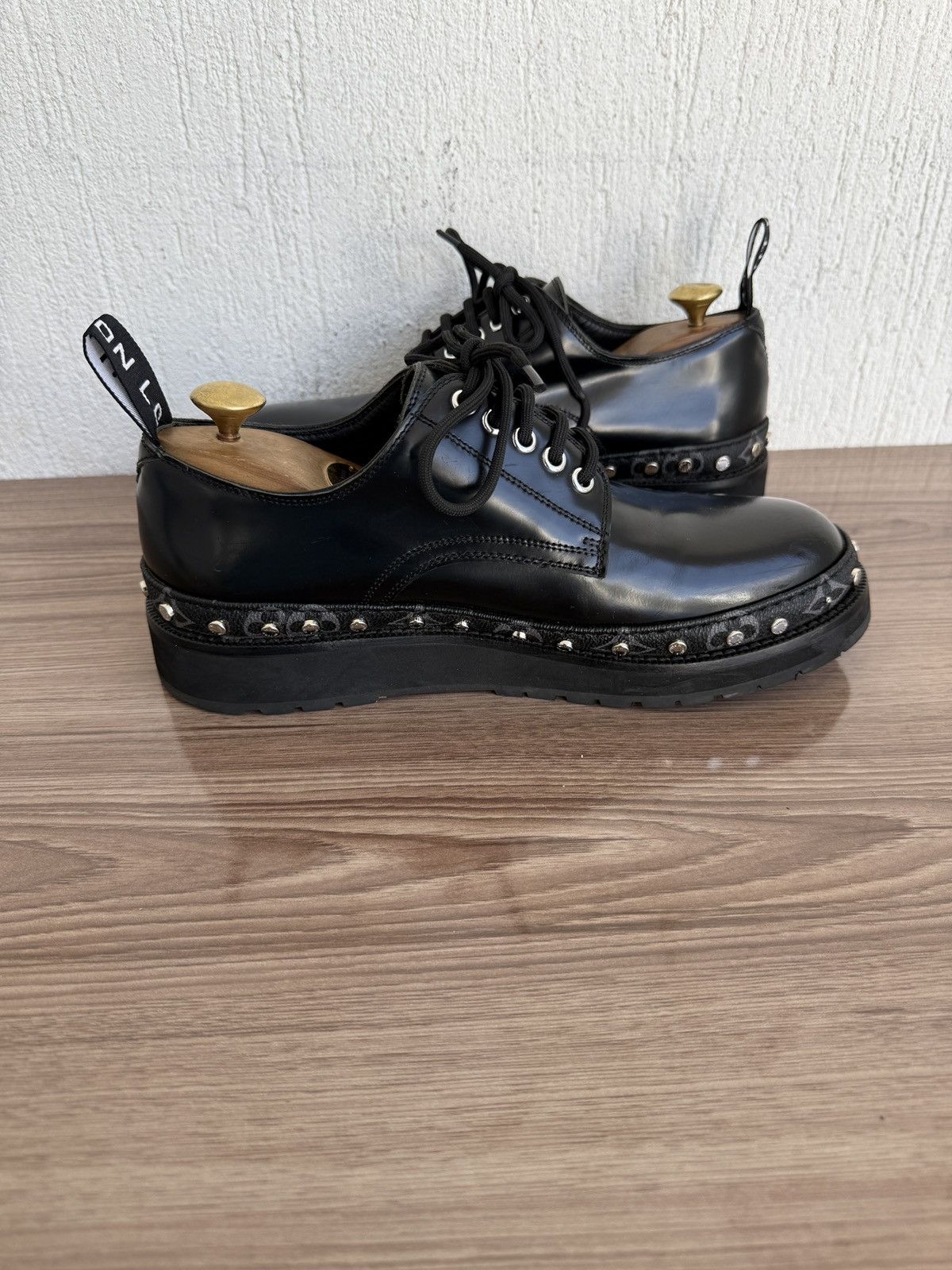 Louis Vuitton ice Line Derby with monogram eclipse Size US 7 / EU 40 - 17 Thumbnail