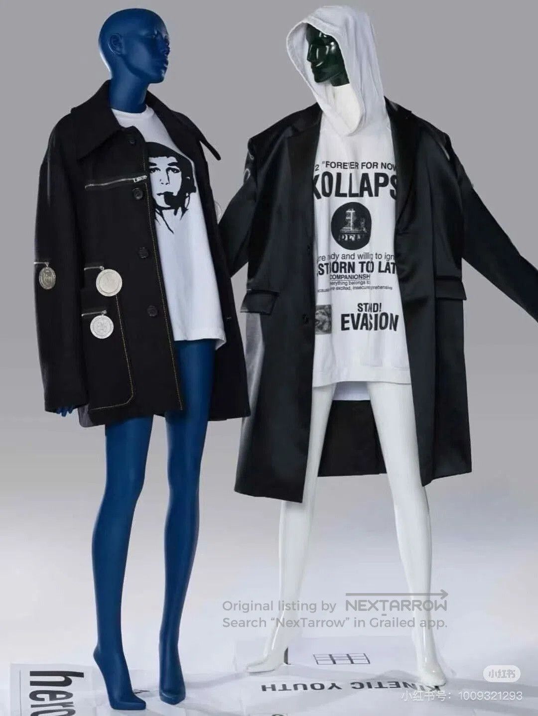 Raf Simons RAF SIMONS Silver Medal Trench Coat. Size US S / EU 44-46 / 1 - 8 Thumbnail