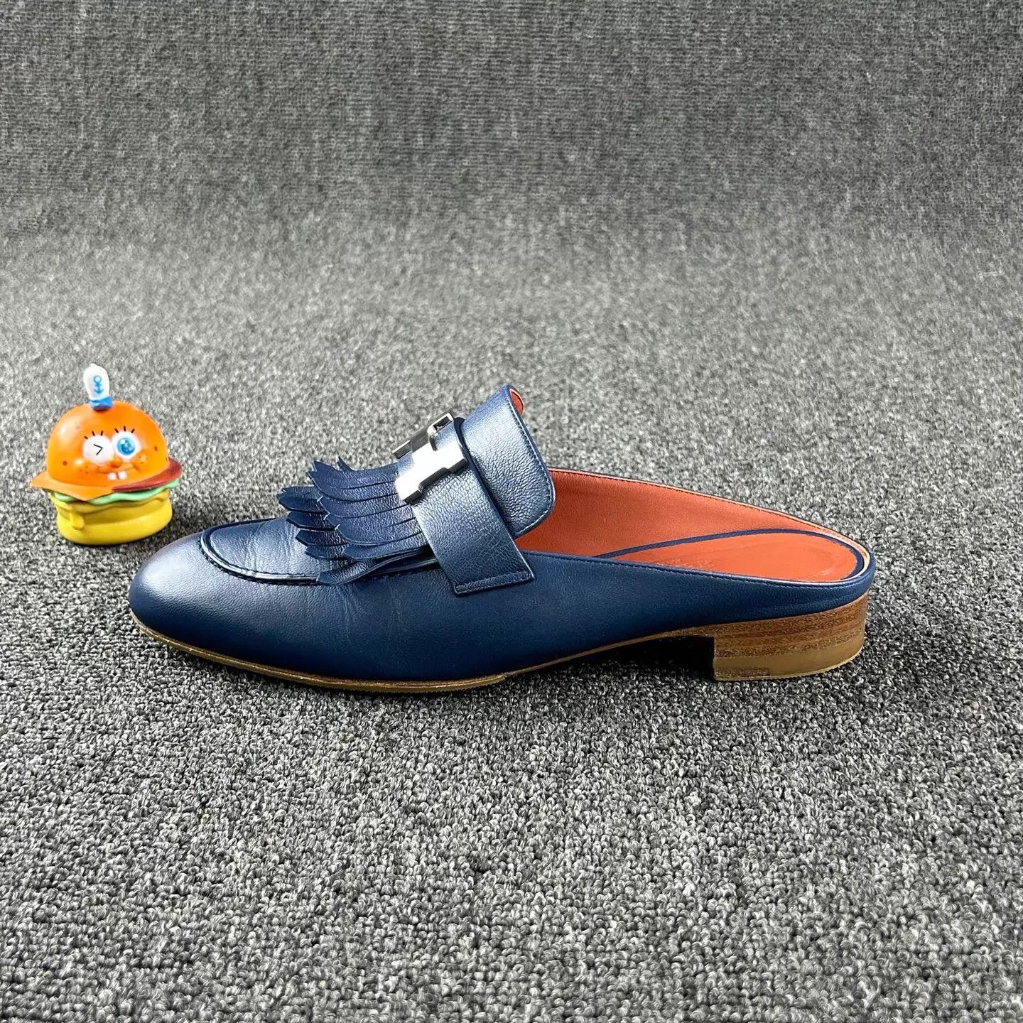 Hermes Hermes Blue Tassel Loafer Slippers FR36 Size US 5.5 / IT 35.5 - 3 Thumbnail