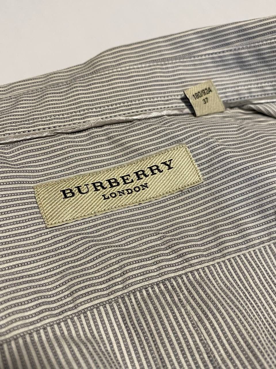 Burberry × Burberry Prorsum × Vintage Vintage Burberry London Stripe Pattern Shirt Button Up Size US M / EU 48-50 / 2 - 4 Thumbnail