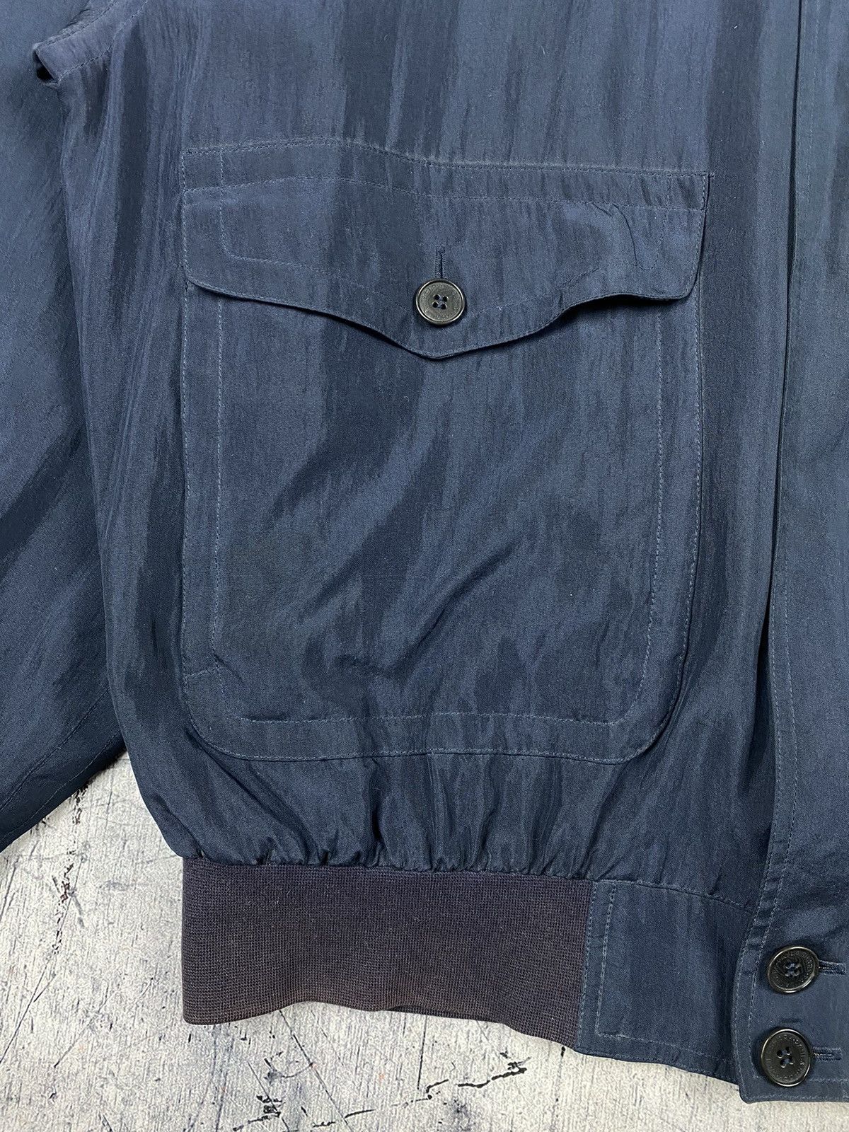 Paul & Shark 80s Vintage Paul & Shark pure silk lightweight bomber jacket Size US L / EU 52-54 / 3 - 4 Thumbnail