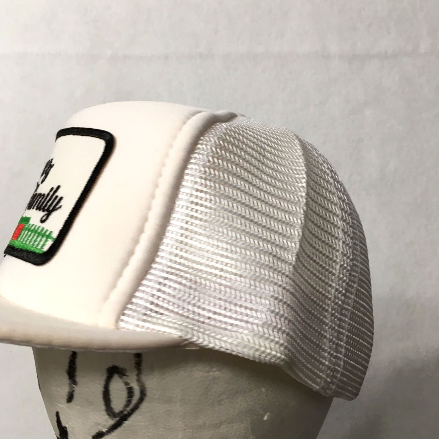 Vasque VINTAGE Snap-Back HAT Mens One Size White Foam Patch Wolf Outdoor 90s Trucker Cap Size ONE SIZE - 3 Thumbnail