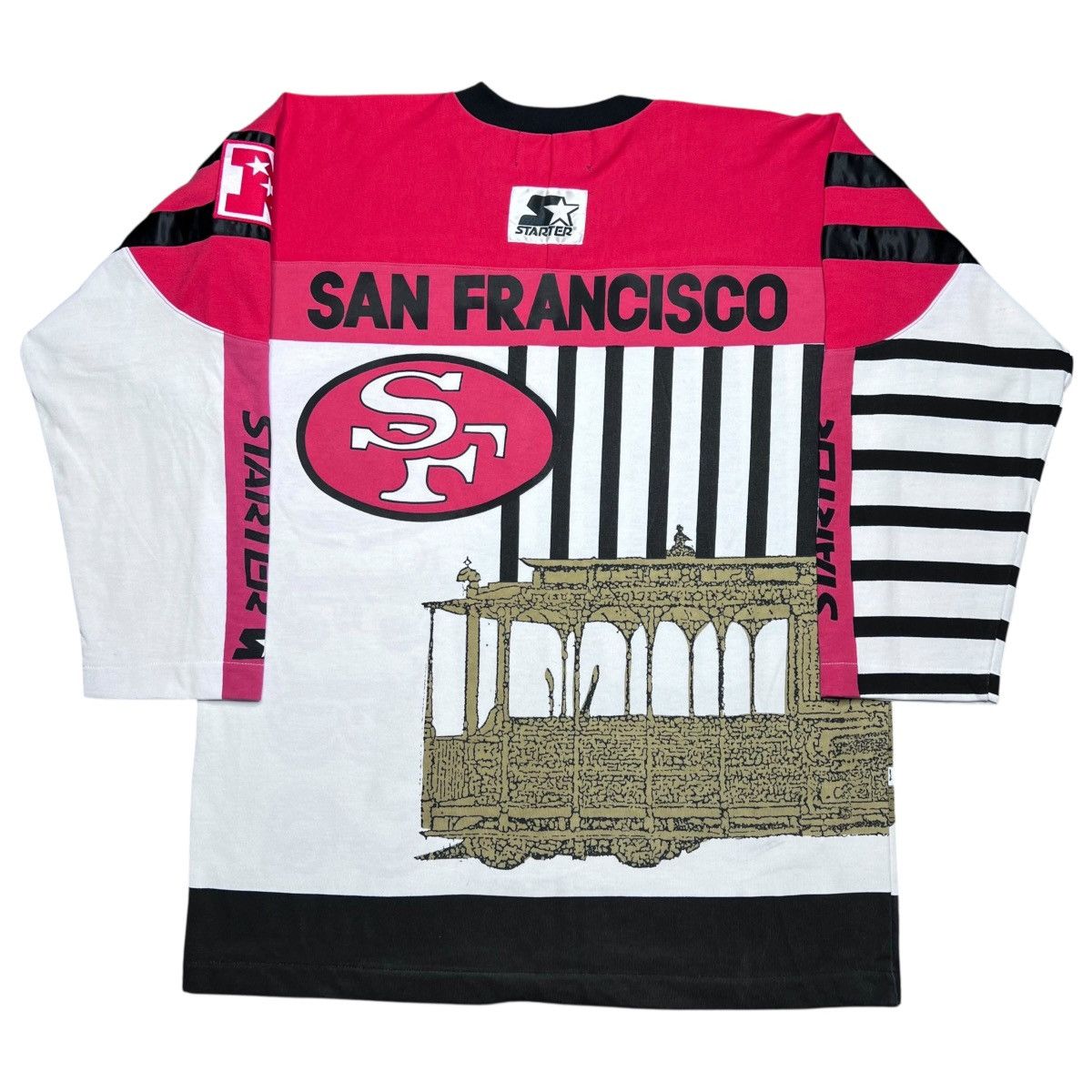 Starter NFL San Francisco 49ers Starter All Over Print Sweatshirt Size US XL / EU 56 / 4 - 2 Thumbnail