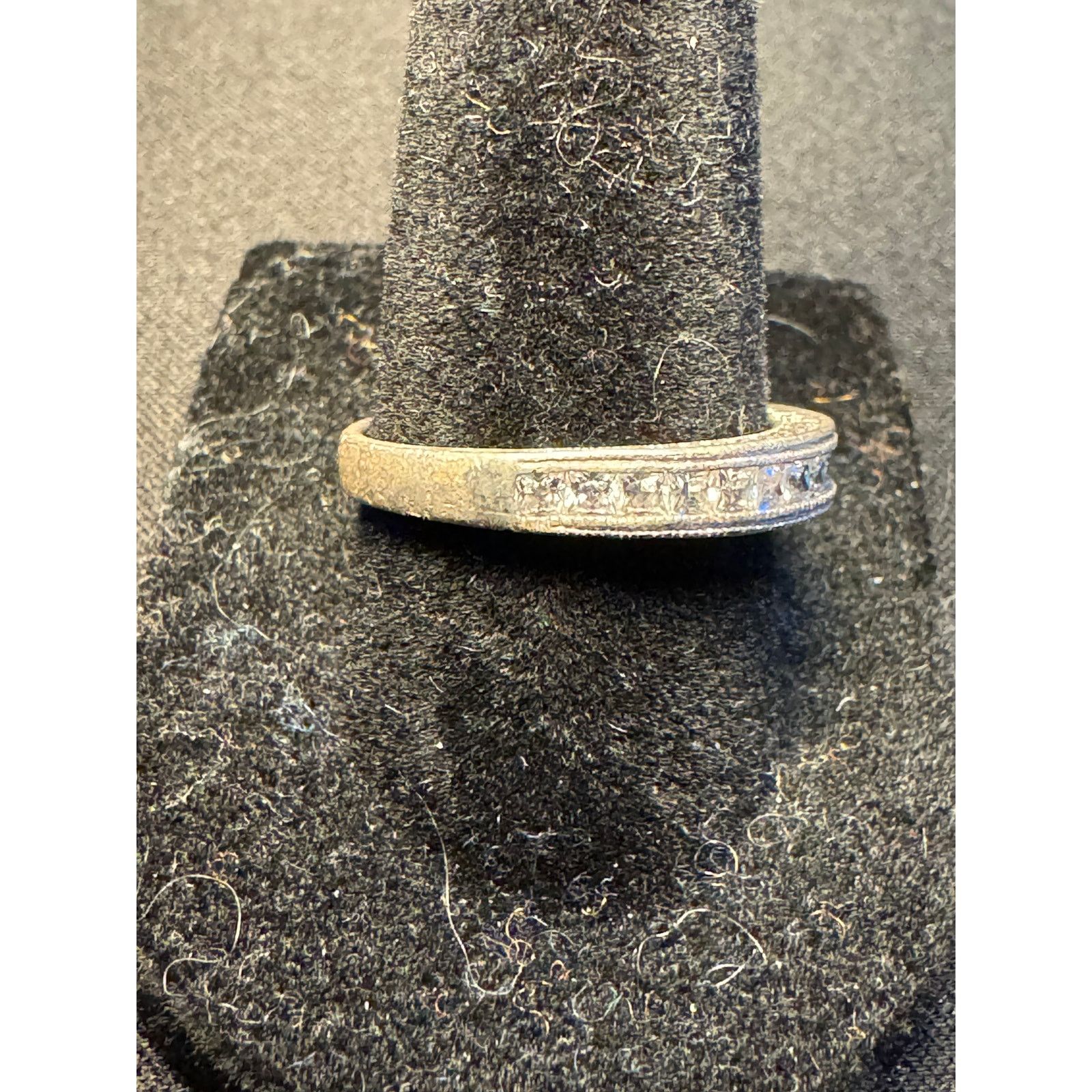 Other 925 Sterling Silver Diamond Ring Band Size 8 Size ONE SIZE - 4 Thumbnail