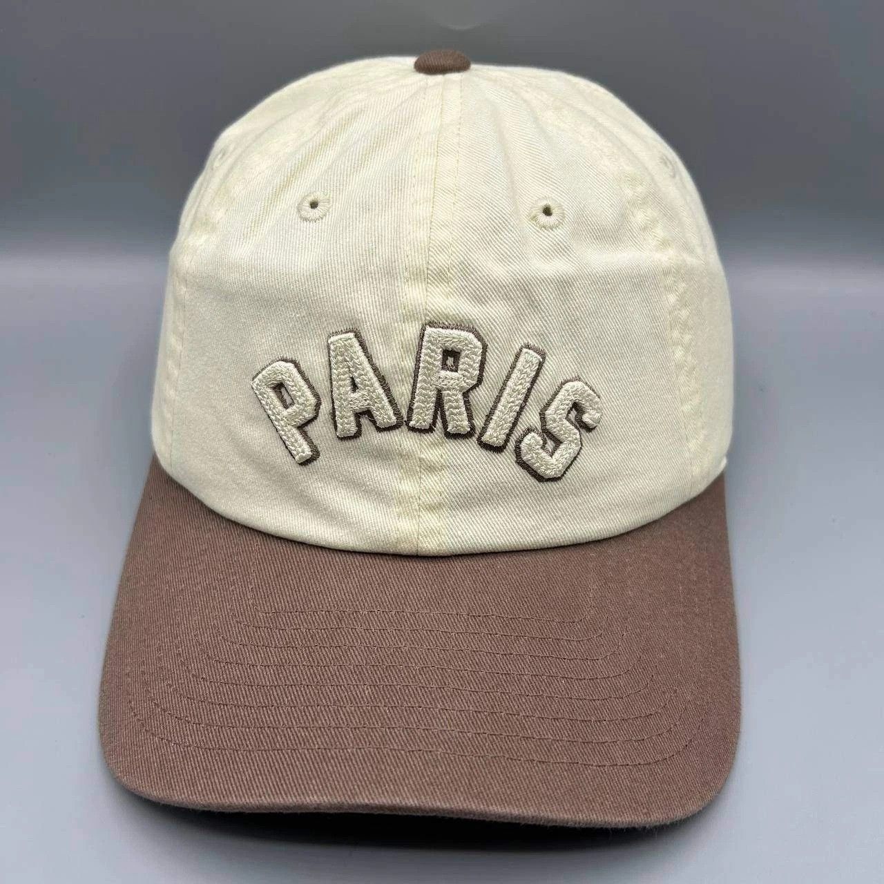 American Needle Vintage Paris Hat Men Brown Snap Back Cap Cotton New Size ONE SIZE - 1 Thumbnail