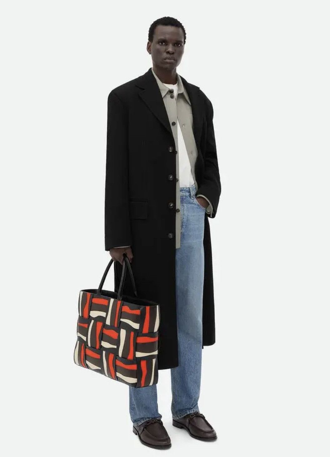 Bottega Veneta BOTTEGA VENETA Large Men's Arco Tote — Red/Brown Zebra Print Size ONE SIZE - 7 Thumbnail