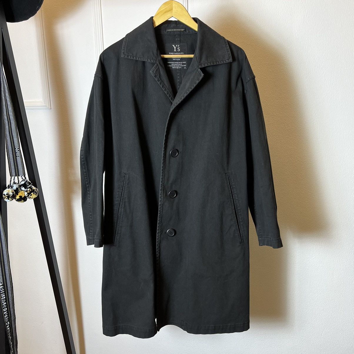Y's Yohji Yamamoto Cotton Trench Coat