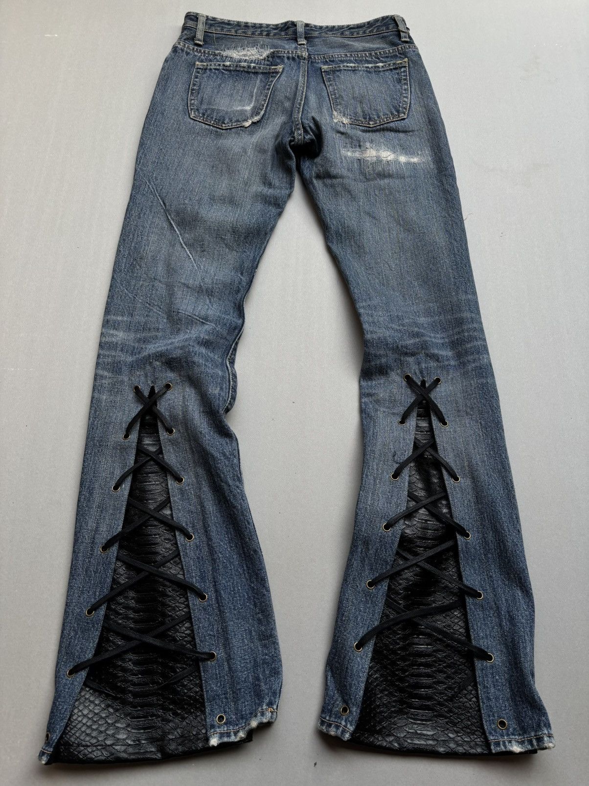 Johnbull Lace up flare jeans Size US 28 / EU 44 - 7 Thumbnail