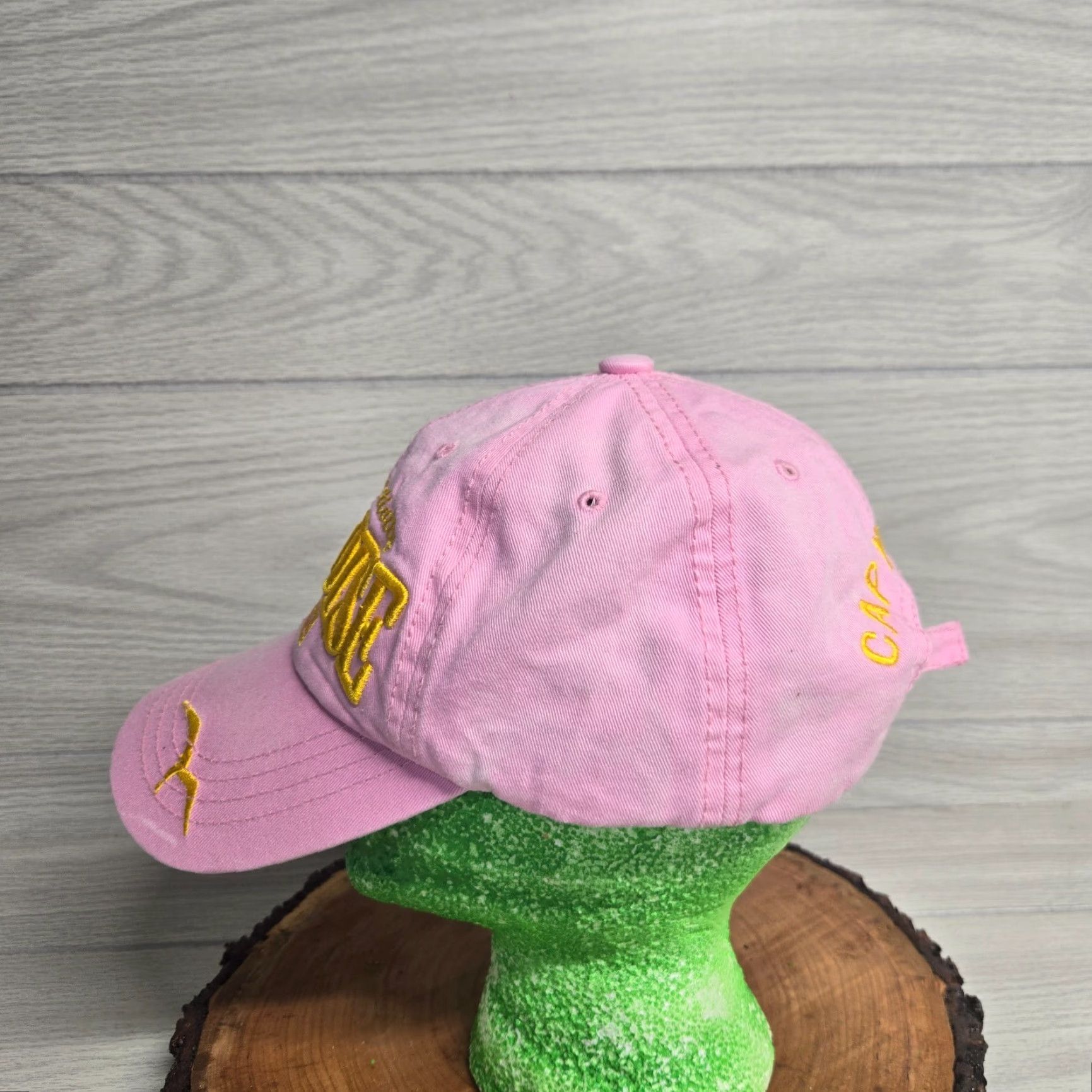 Paradise Paradise Pink Adjustable Strapback Baseball Cap Hat Men One Size Pink Adjustable Hat Outdoors Beach Size ONE SIZE - 5 Thumbnail