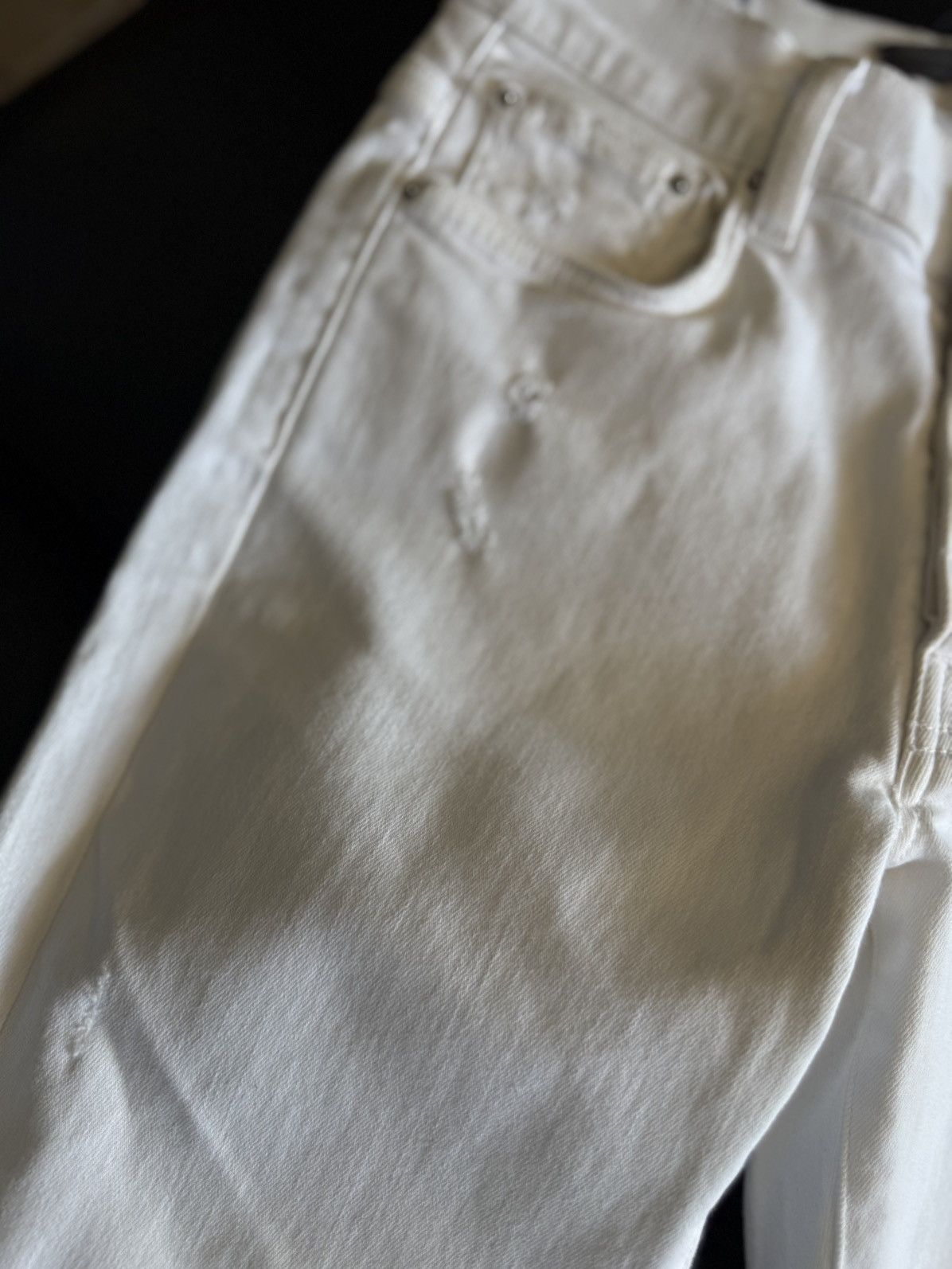 Amiri Amiri Straight Leg White Jeans Size 28 Clean Size US 28 / EU 44 - 9 Thumbnail