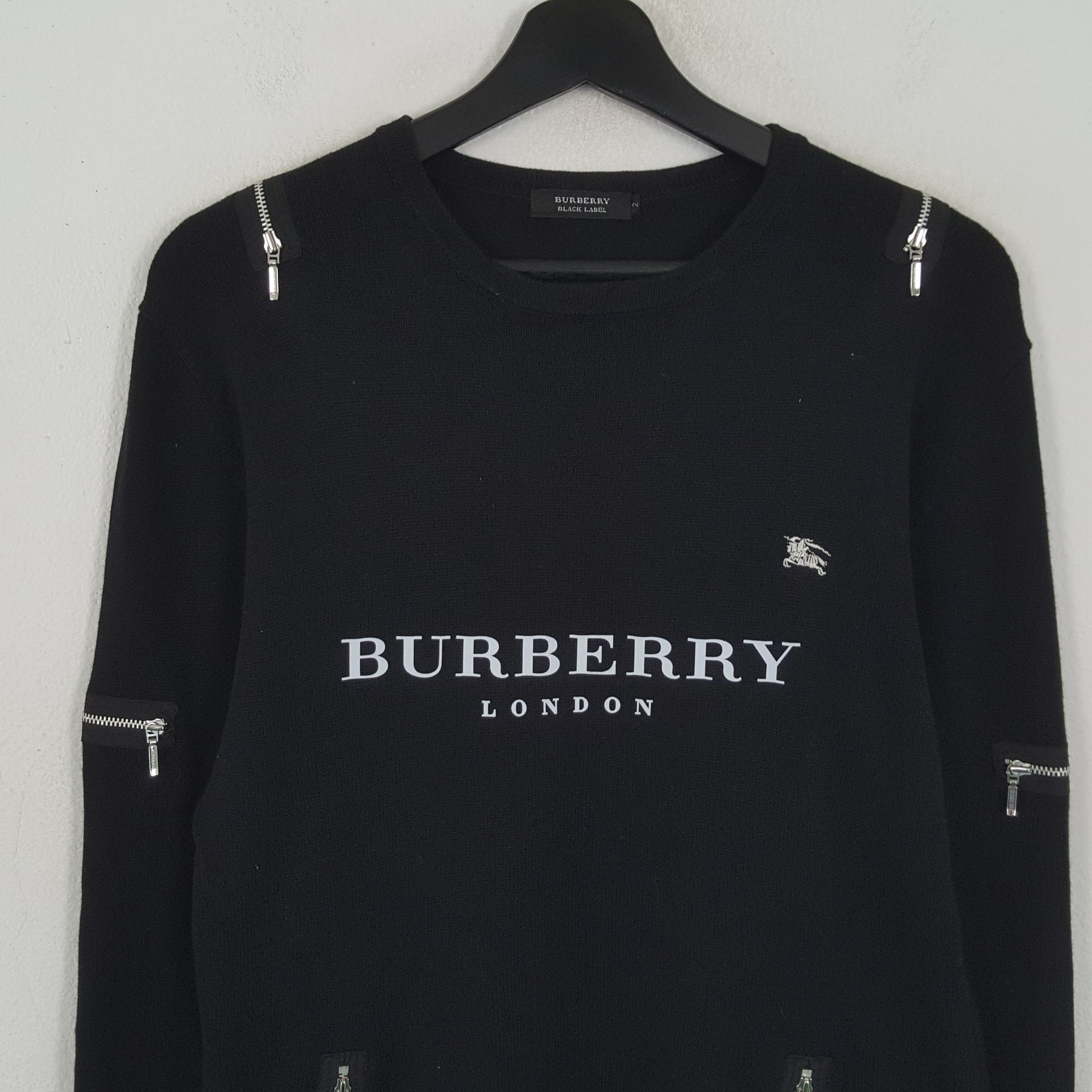 Burberry BURBERRY BLACK LABEL Fashion Brand Custom Art Tshirt Size US M / EU 48-50 / 2 - 2 Thumbnail