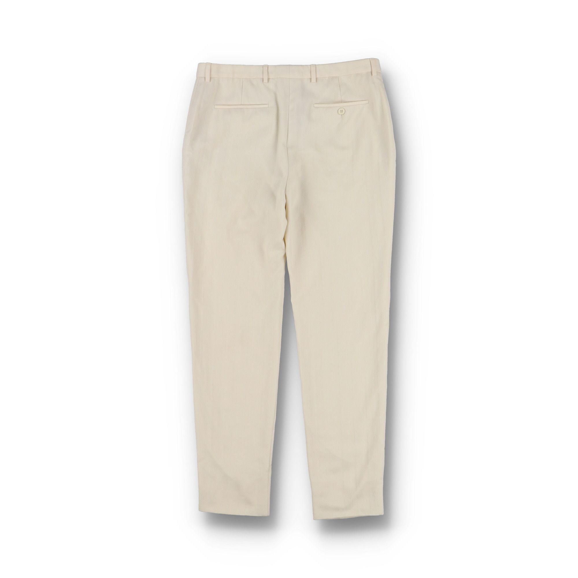 Saint Laurent Paris Craie Satin Stripe Tailored Trousers Size US 34 / EU 50 - 7 Thumbnail