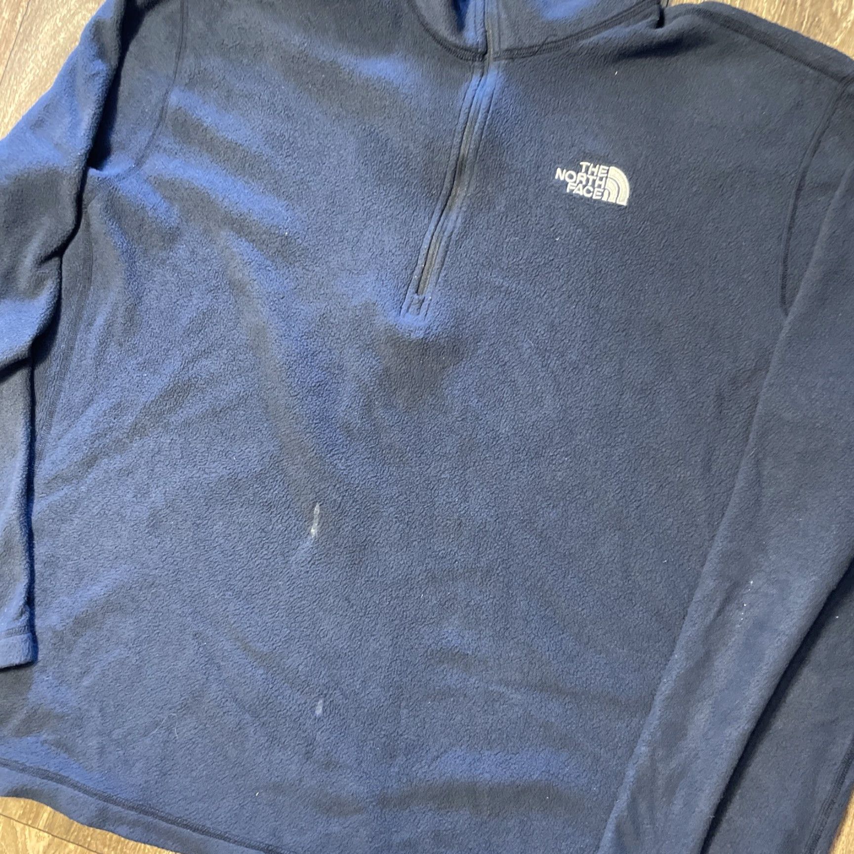 The North Face The North Face Sweatshirt Navy Blue 2XL Zip Fleece Pullover Mens Size US XXL / EU 58 / 5 - 3 Thumbnail