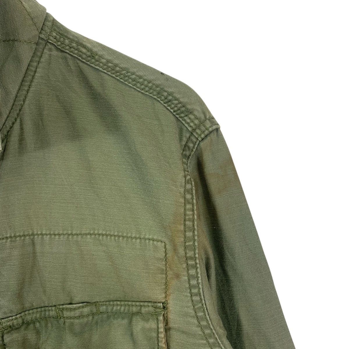 Japanese Brand Vintage Back Number Military Button Zipper Jacket Size US L / EU 52-54 / 3 - 5 Thumbnail
