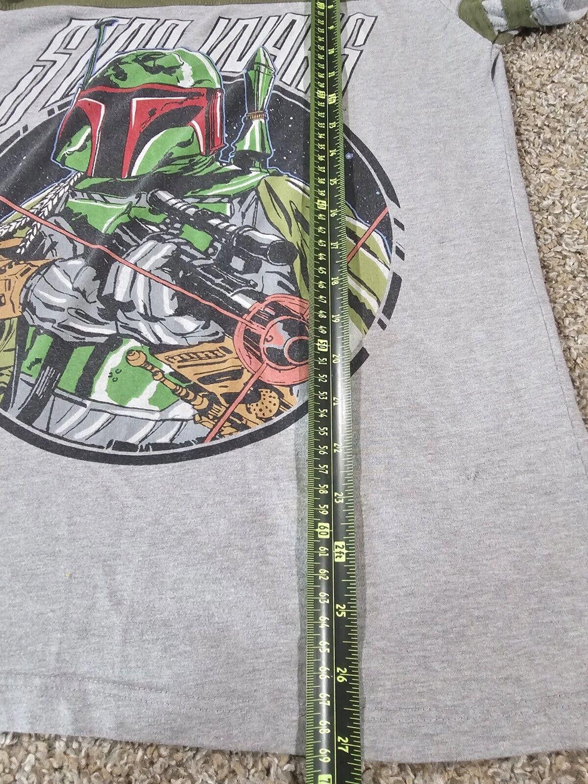 Star Wars Disney Star Wars Boba Fett S Mens Gray Graphic Logo Tshirt Size US S / EU 44-46 / 1 - 5 Thumbnail