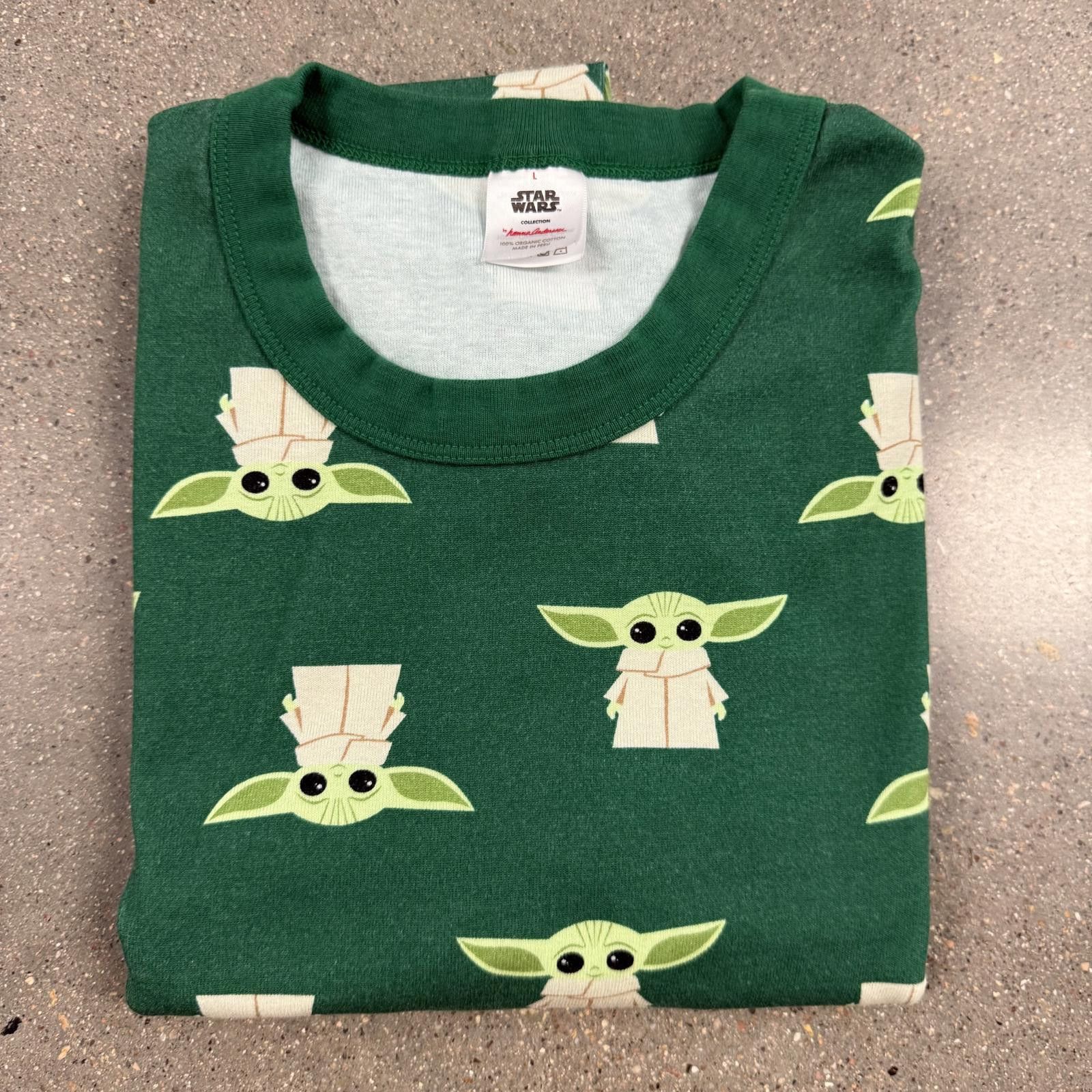 Designer Organic Star Wars Baby Yoda Grogu Pajama Sweatshirt - L Size ONE SIZE - 8 Thumbnail