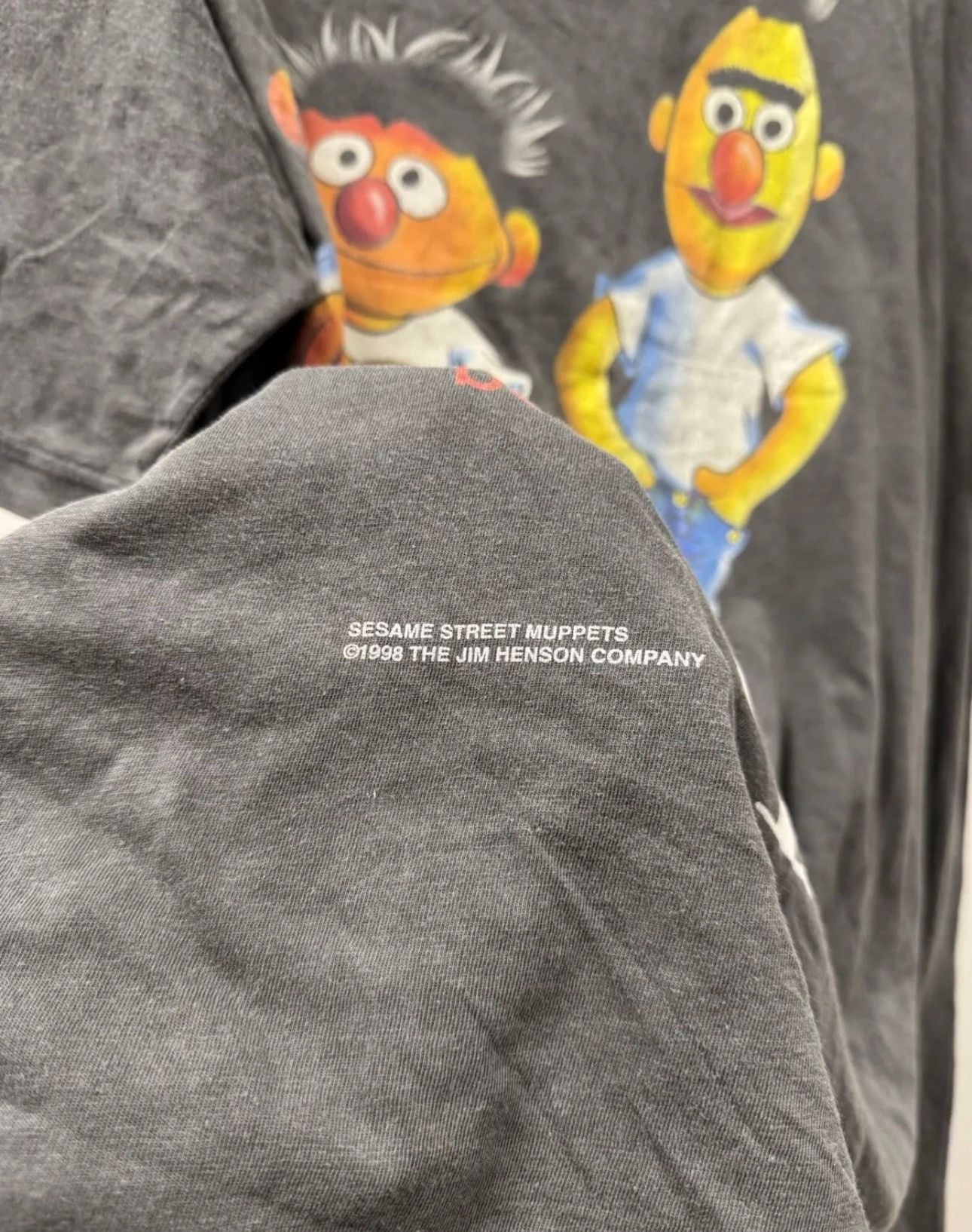 Cartoon Network × Vintage Vintage T Shirt Merch Sesame Street Muppets 1998 Movie Tee Size US XL / EU 56 / 4 - 3 Thumbnail