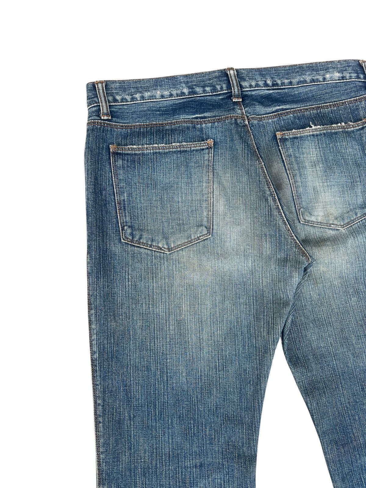 Beams Japan Vintage 90s Beams Japan Aging Dirty Mud Denim Flare Jeans Size US 32 / EU 48 - 15 Thumbnail