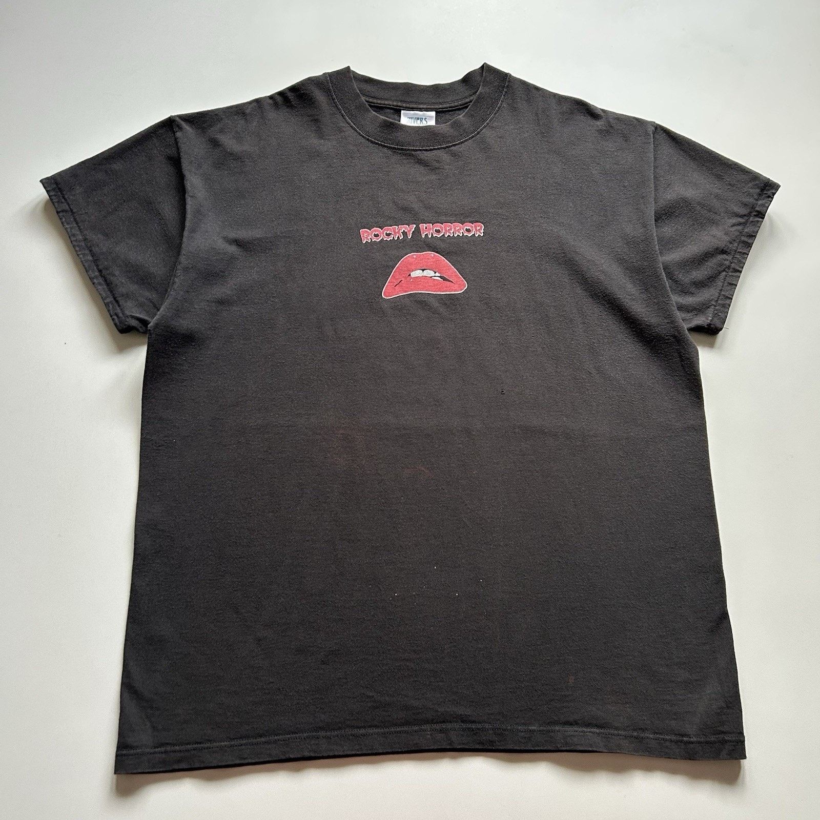 Vintage Rocky Horror Picture Show T Shirt XL Y2K Faded Black
