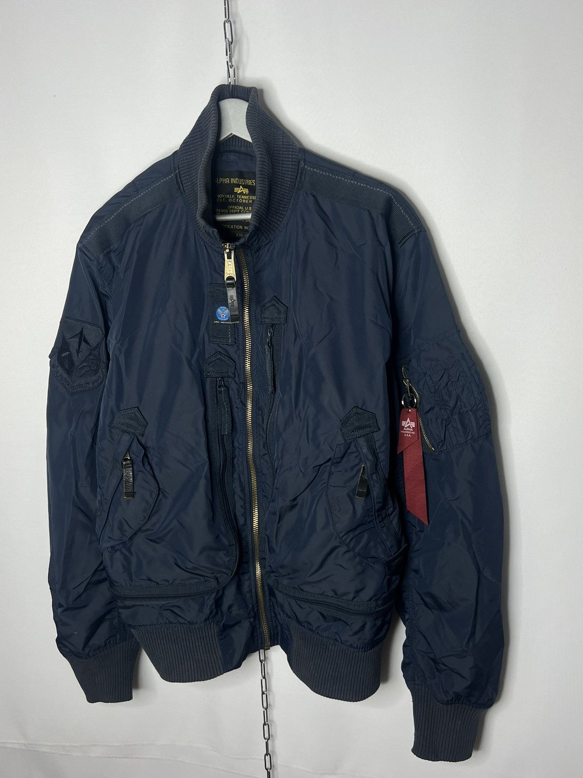 Alpha Industries ✈️ Vintage Alpha Industries MA-1 Flyer Bomber Jacket✈️ Size US XXL / EU 58 / 5 - 2 Thumbnail