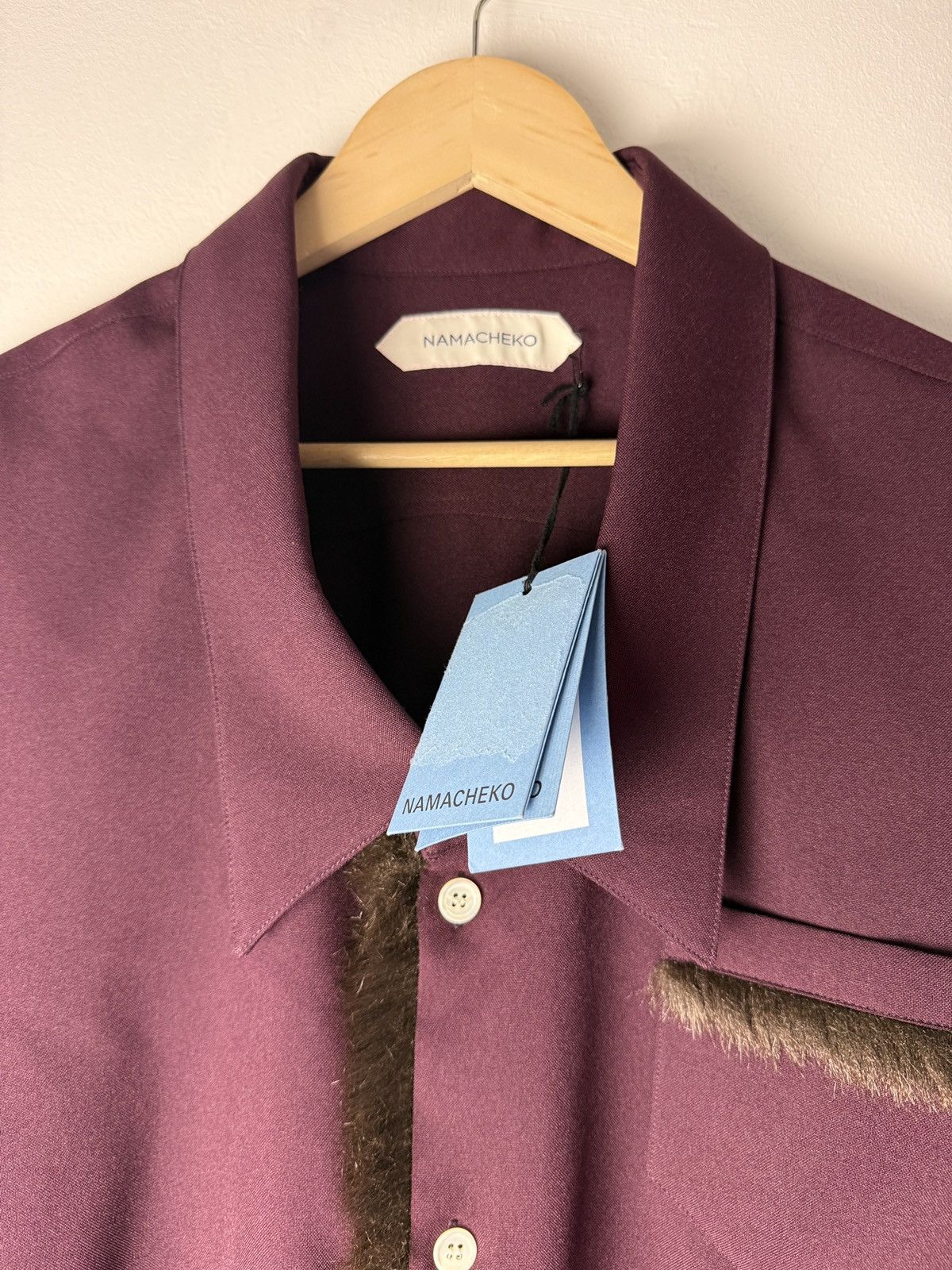 Namacheko Namacheko Hairy Detail Overshirt. Size US S / EU 44-46 / 1 - 2 Thumbnail