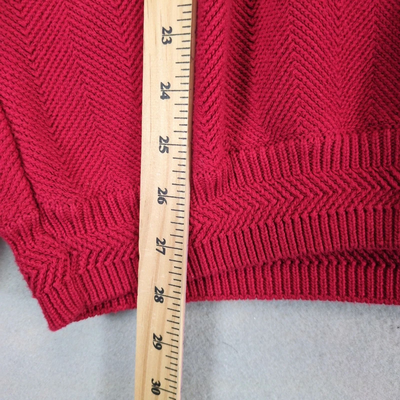 Ralph Lauren Vtg Chaps Ralph Lauren Logo Crest Red Crewneck Sweater L Size US L / EU 52-54 / 3 - 8 Thumbnail