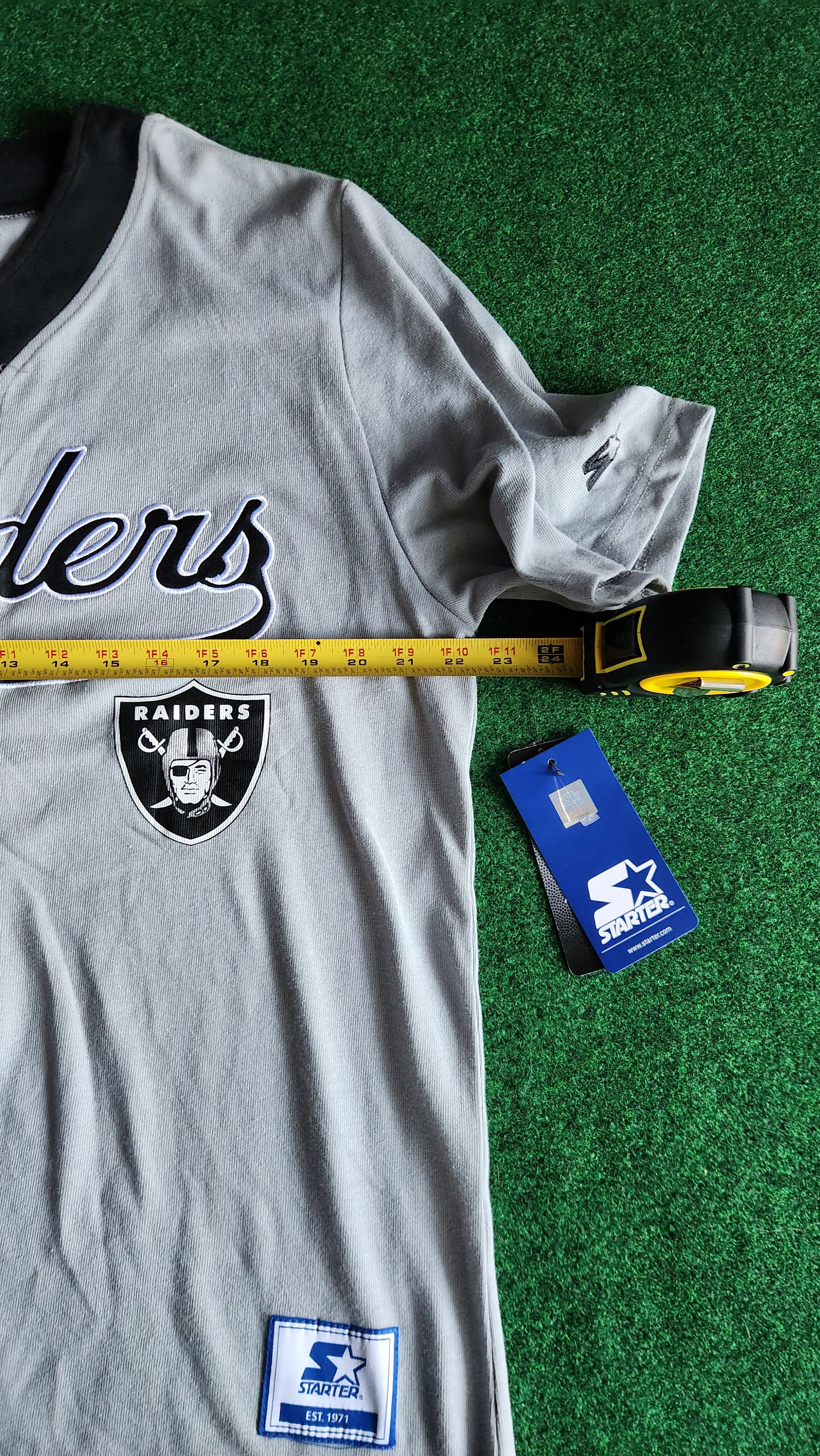 Starter × Vintage Los Angeles Raiders Baseball Starter Jersey Men Size Large Size US L / EU 52-54 / 3 - 7 Thumbnail