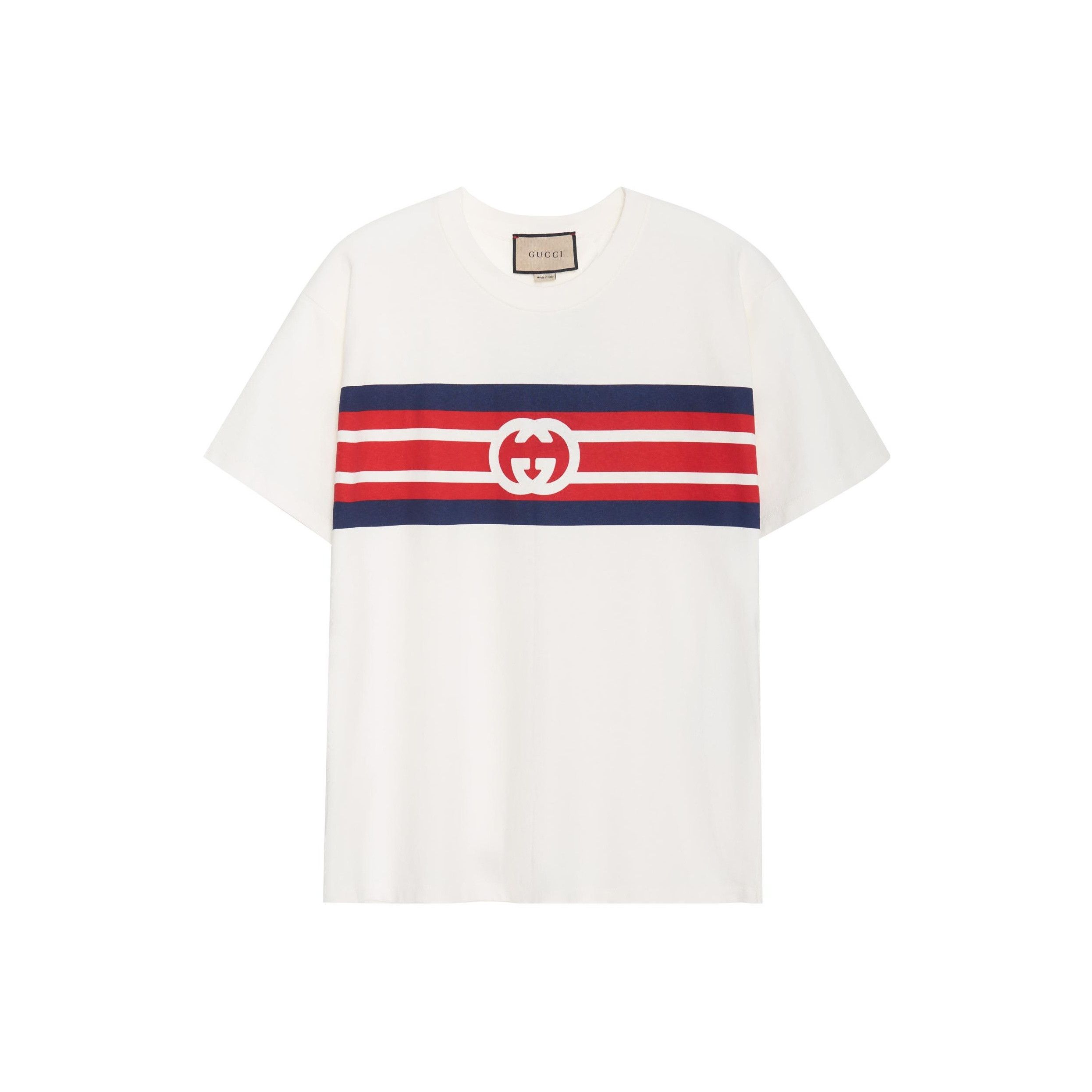 Gucci Gucci Stripe Interlocking G T-Shirt XXL Size US XXL / EU 58 / 5 - 1 Thumbnail