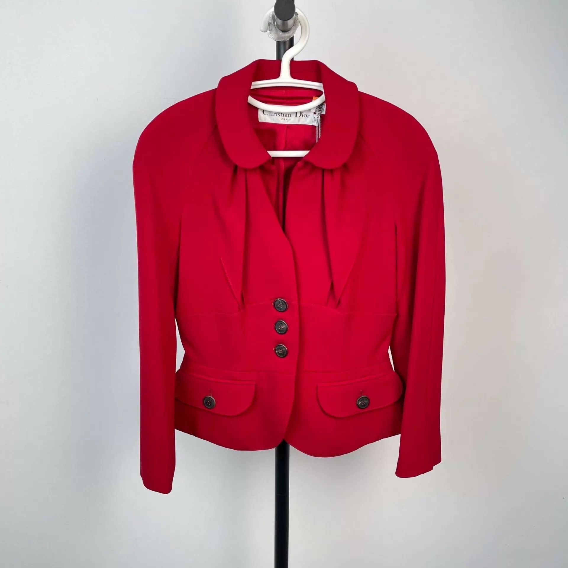 Dior Dior 95 New Red Jacket Size S / US 4 / IT 40 - 1 Thumbnail