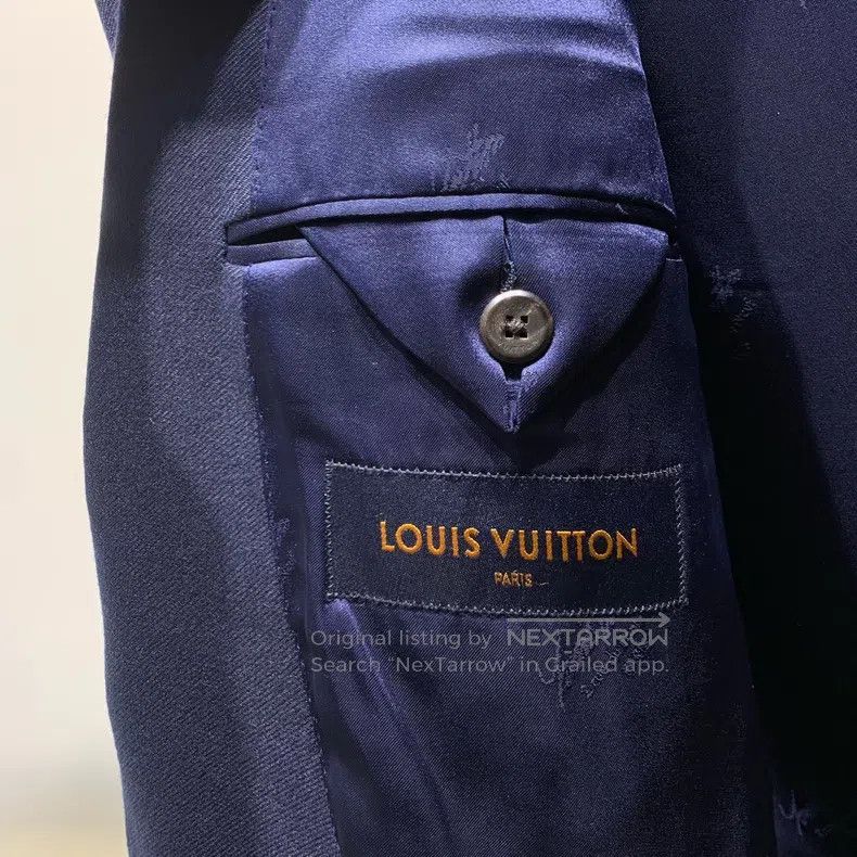 Louis Vuitton Louis Vuitton Solid Patch Pocket Long Sleeve Single Breast Size US L / EU 52-54 / 3 - 2 Thumbnail