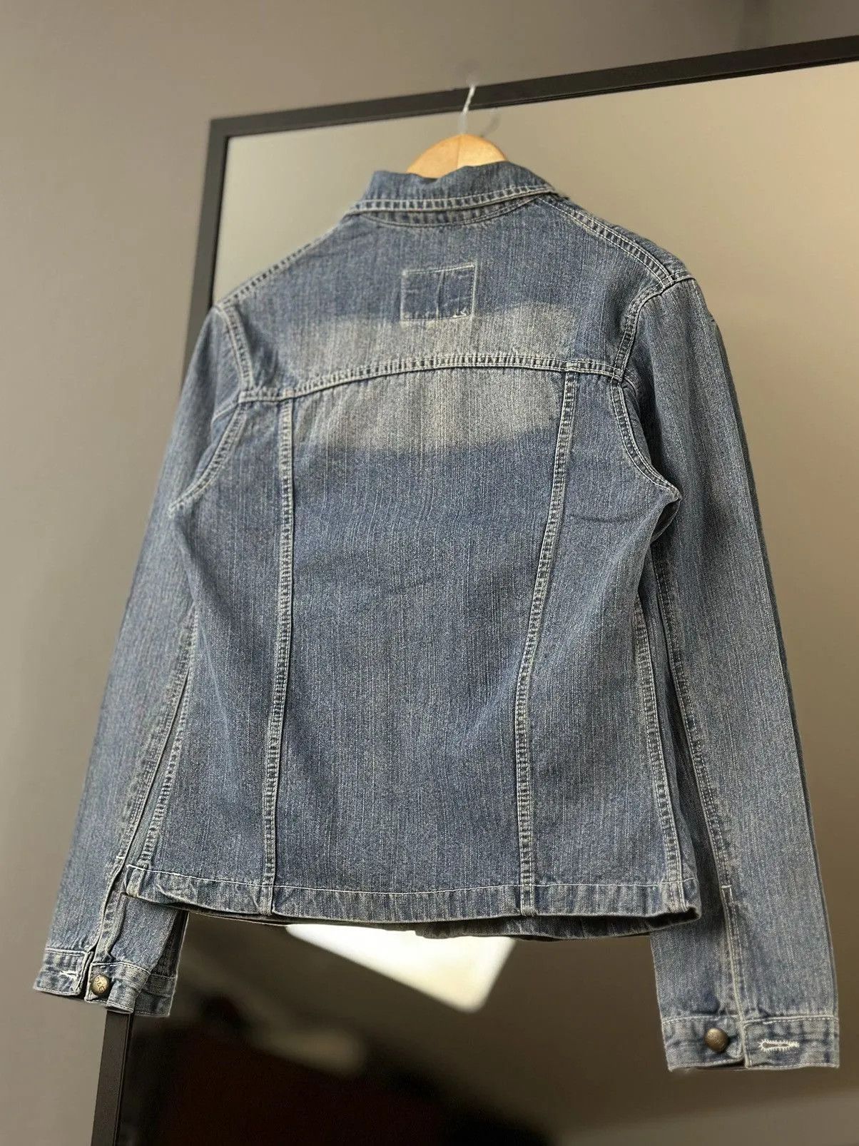 If Six Was Nine Dolce Gabbana Jacket Leather Denim Vintage Diesel style Punk Size US S / EU 44-46 / 1 - 19 Thumbnail
