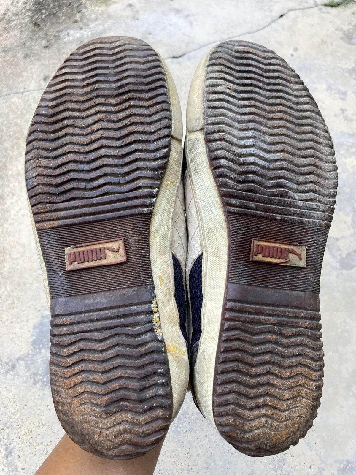 Puma × Vintage Vintage Puma TT Super Low Sneakers Shoe Size US 8.5 / EU 41-42 - 4 Thumbnail