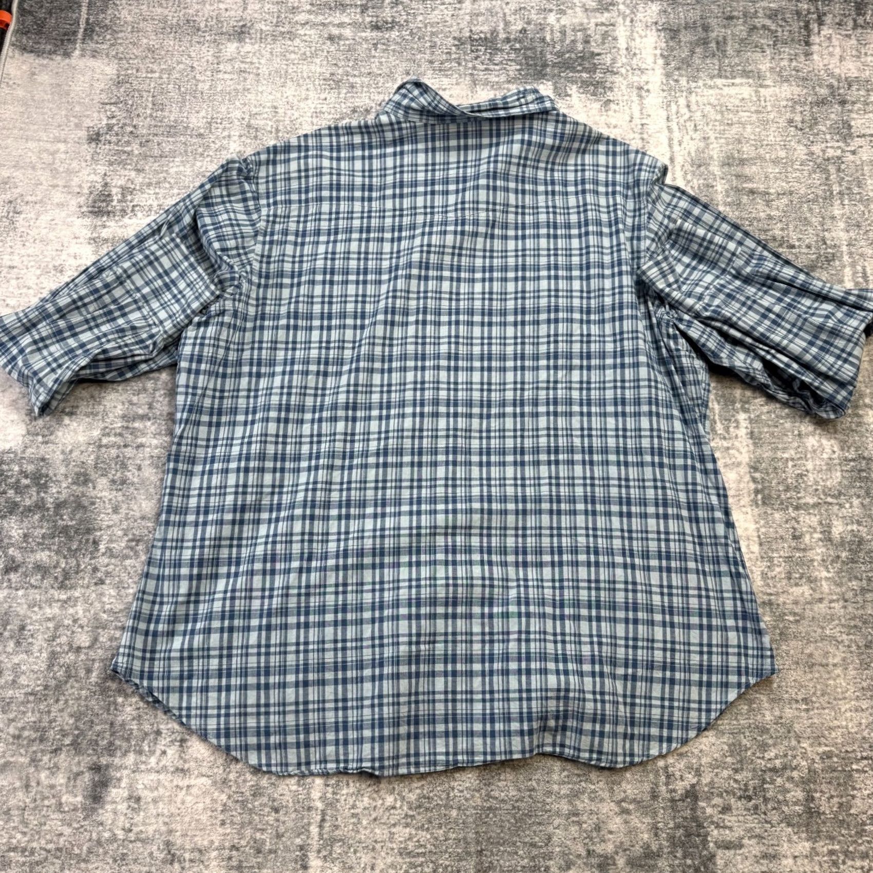 Polo Ralph Lauren VINTAGE Polo Ralph Lauren Shirt Mens 2XL Western Pearl Snap Blue Plaid Cotton Button-Up Collared Long Sleeve Cowboy Western Size US XXL / EU 58 / 5 - 6 Thumbnail