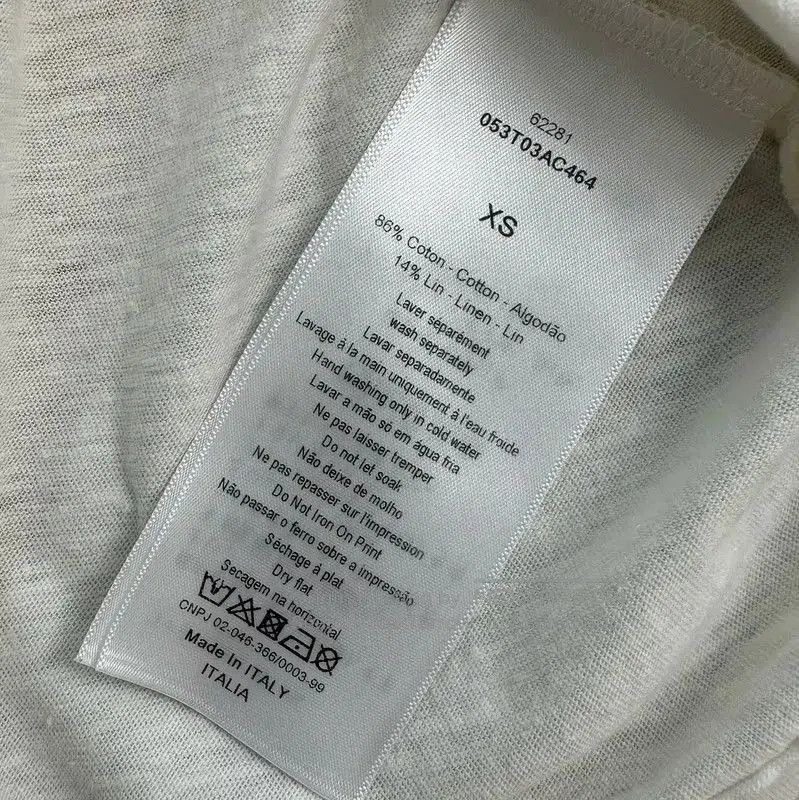 Dior Dior White Cotton Women's T. Size XS / US 0-2 / IT 36-38 - 8 Thumbnail