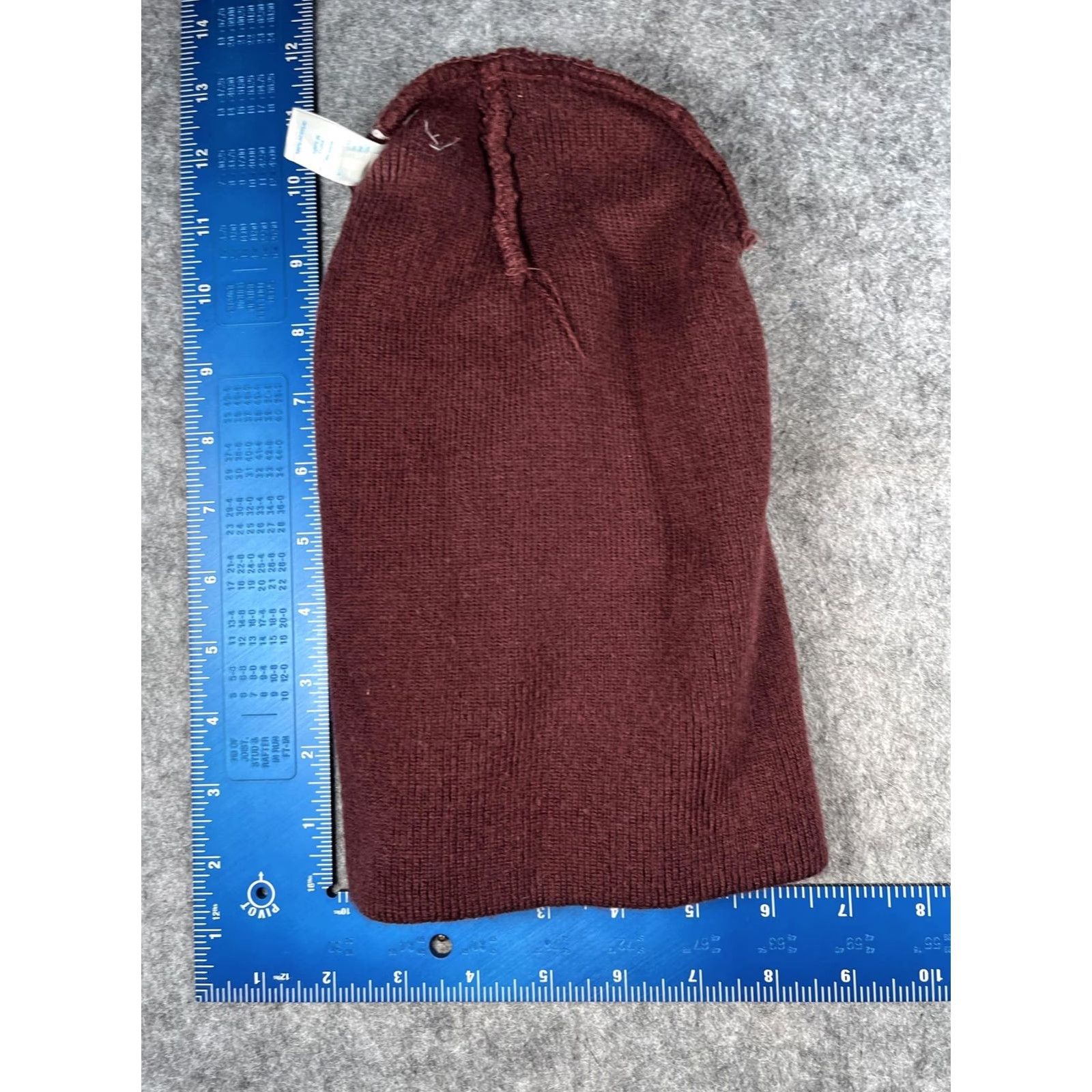 Port & Company Port & Company Hat Beanie Mens One Size Red Benedictine Brewery Logo Knit Winter Size ONE SIZE - 7 Thumbnail