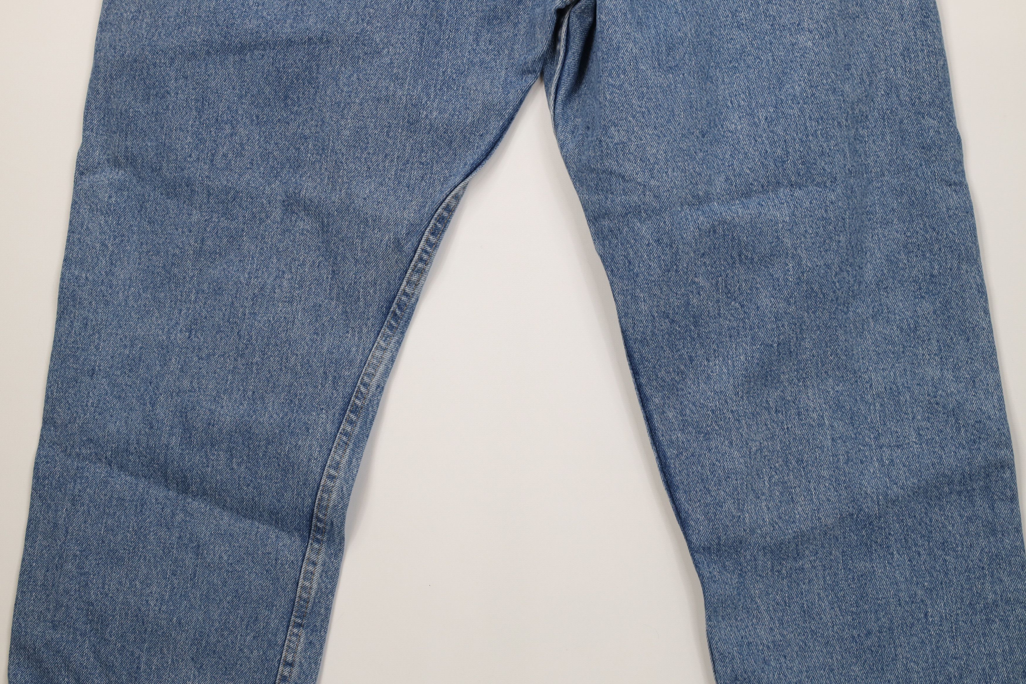 Wrangler Vintage Y2K Wrangler Faded Wide Leg Denim Jeans Blue Cotton Size US 40 / EU 56 - 11 Thumbnail