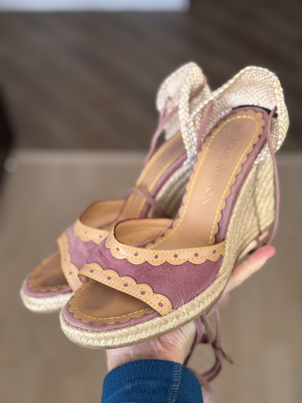 Louis Vuitton Louis Vuitton Ankle Strap Heels Size US 7 / IT 37 - 4 Thumbnail