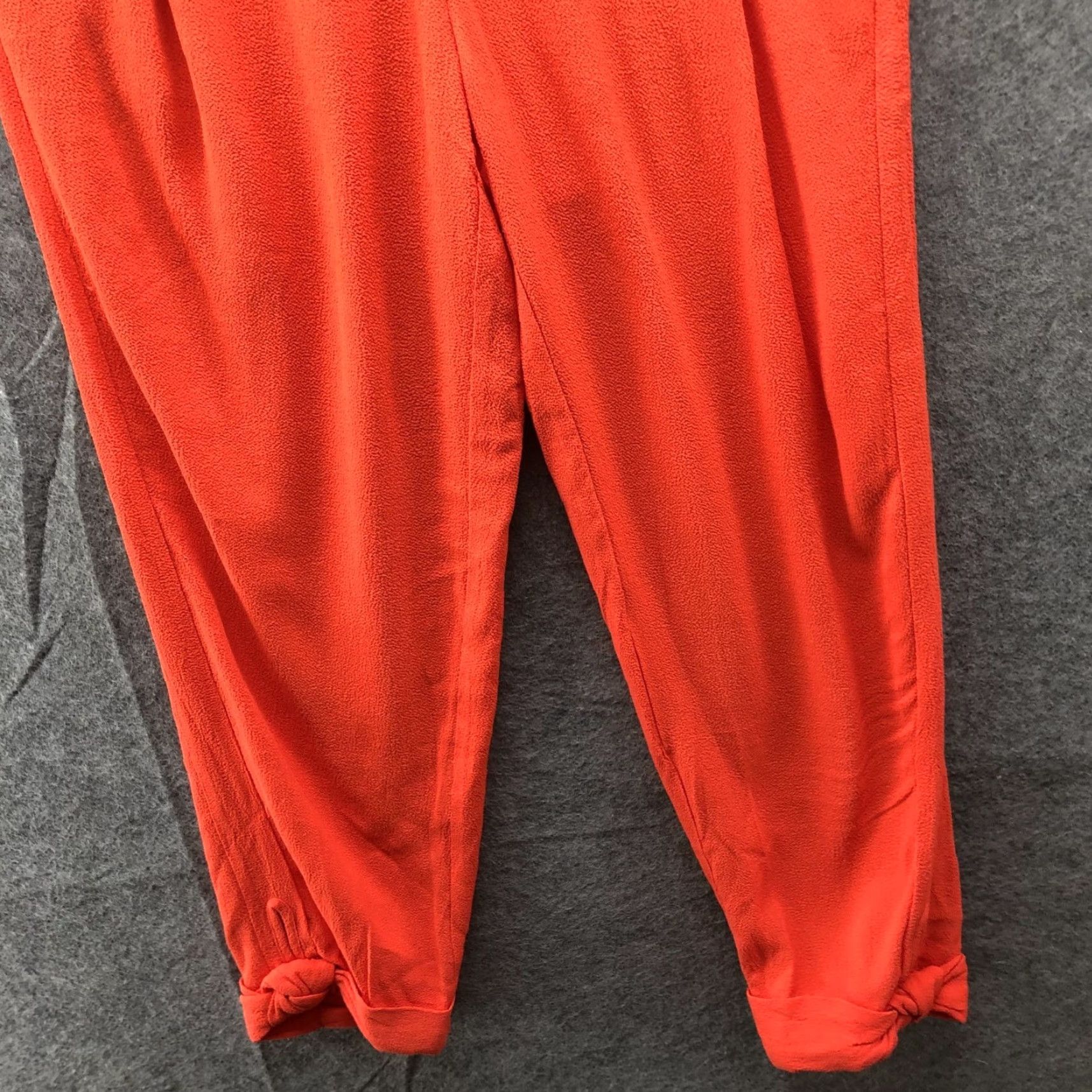 Anthropologie Anthropologie Elevenses Crop Pants Womens 4P Orange Tapered Pleated Front Crepe Pants Size 27" / US 4 / IT 40 - 4 Thumbnail