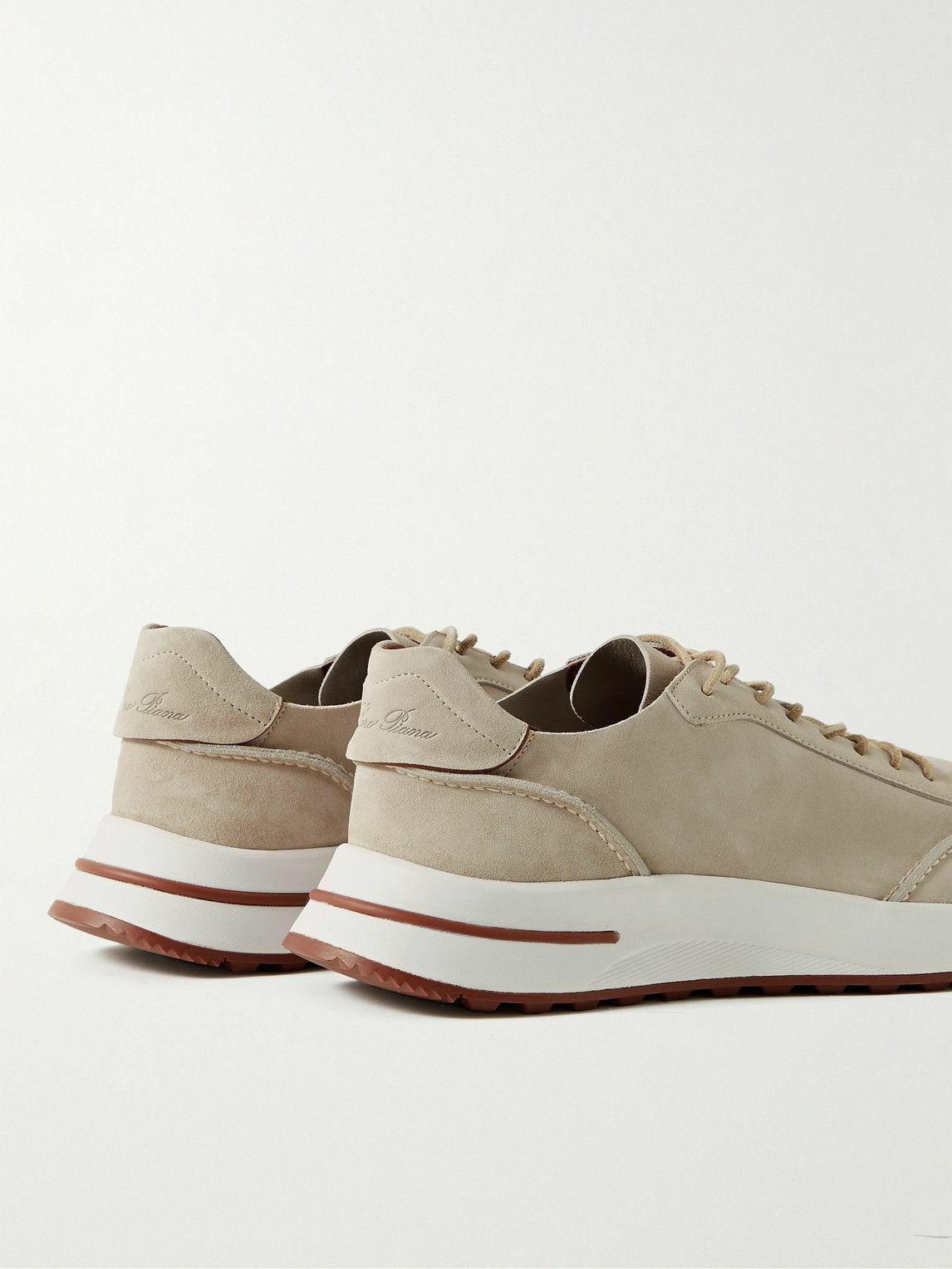 Loro Piana o1srvl11e1025 Low-Top Sneakers in Light Brown Size US 10.5 / EU 43-44 - 5 Thumbnail