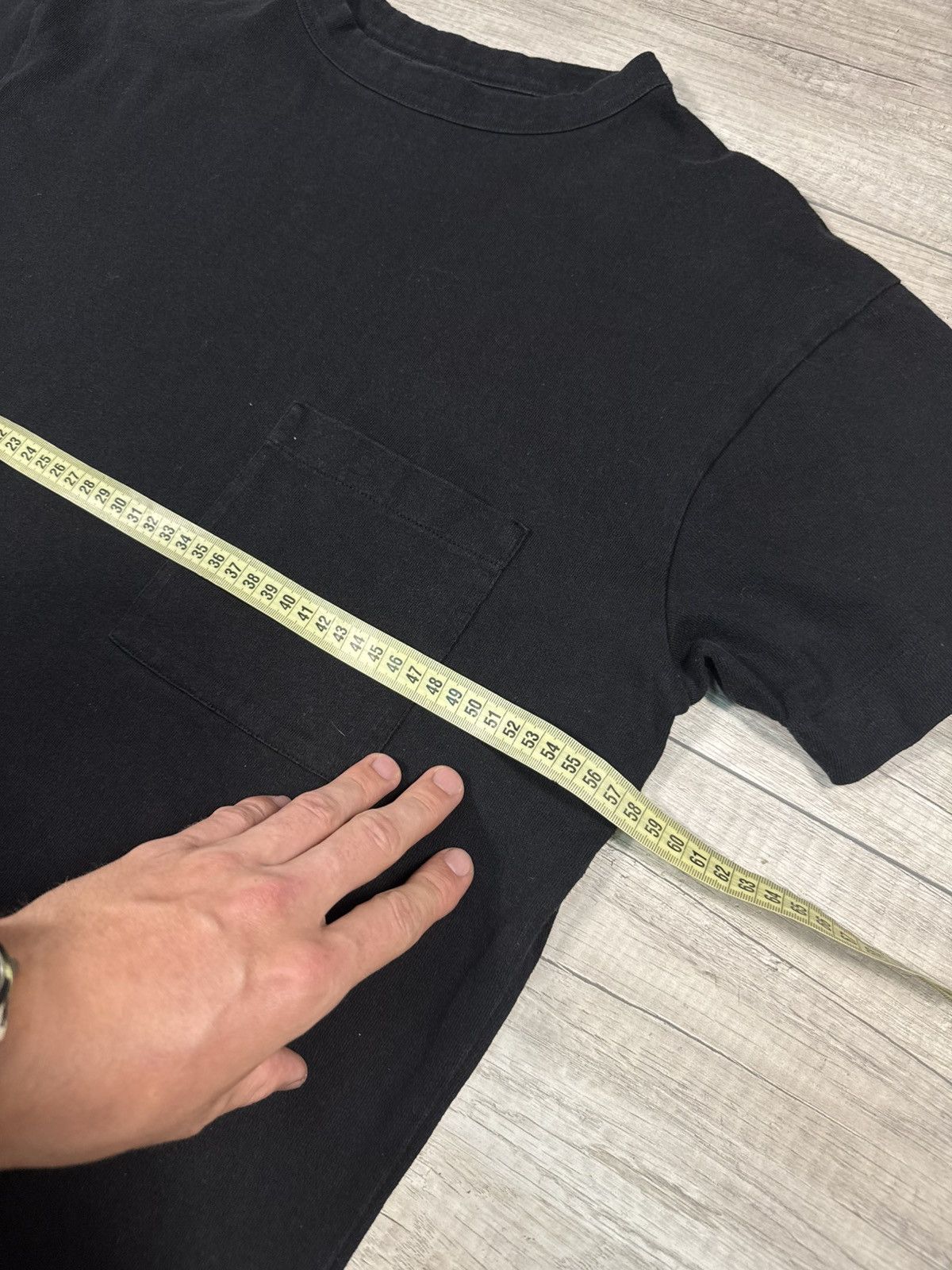 Lemaire Lemaire Garment Dyed Cotton Classic Fit Chest Pocket T Shirt Size US M / EU 48-50 / 2 - 12 Thumbnail