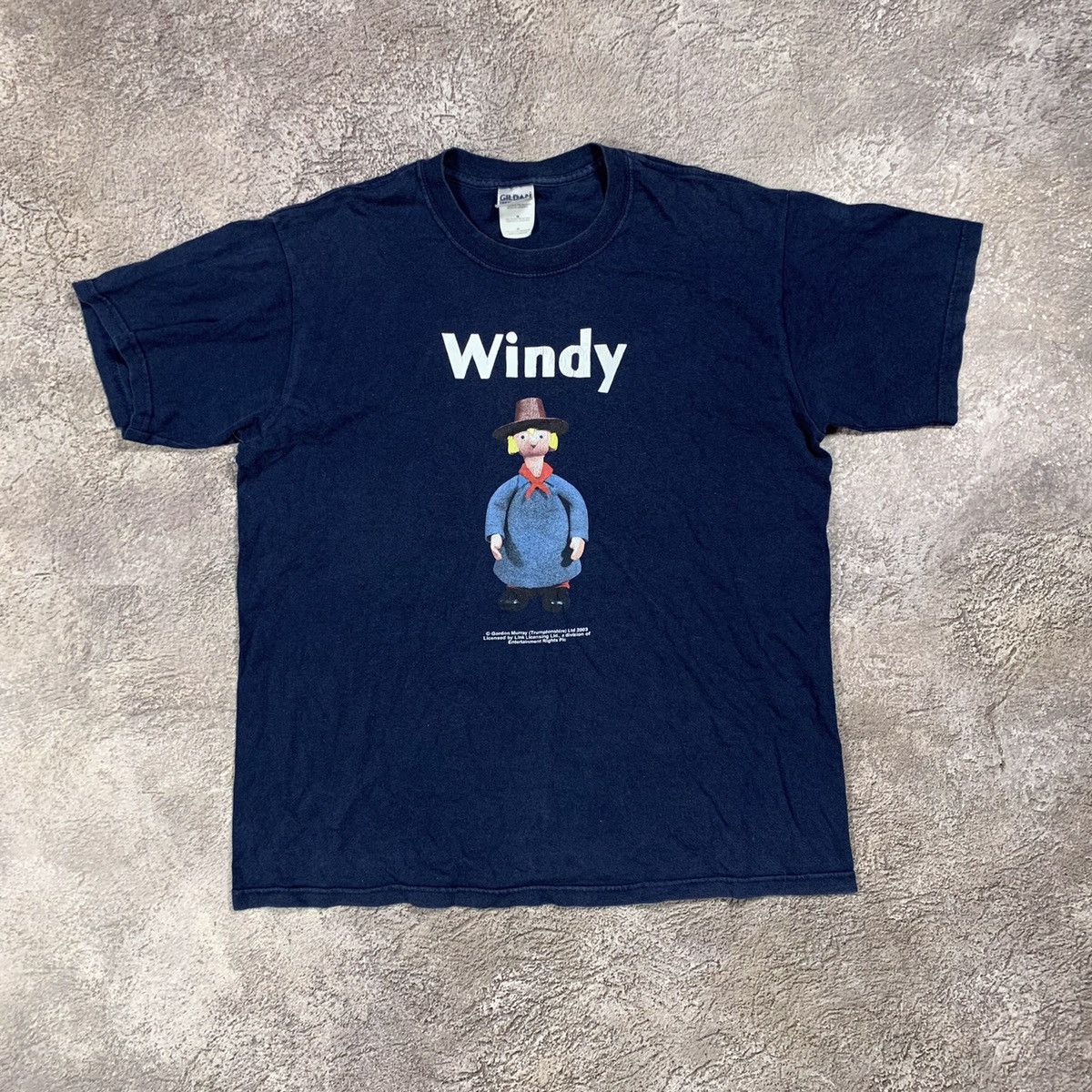 Vintage Vintage Y2K Windy Cartoon Graphic Tee Streetwear Navy Boxy M Size US M / EU 48-50 / 2 - 1 Thumbnail