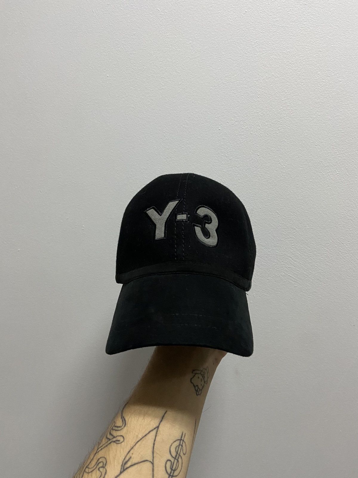 Adidas × Y-3 × Yohji Yamamoto Y-3 Yohji Yamamoto big logo cap vintage adidas Japanese Size ONE SIZE - 5 Thumbnail