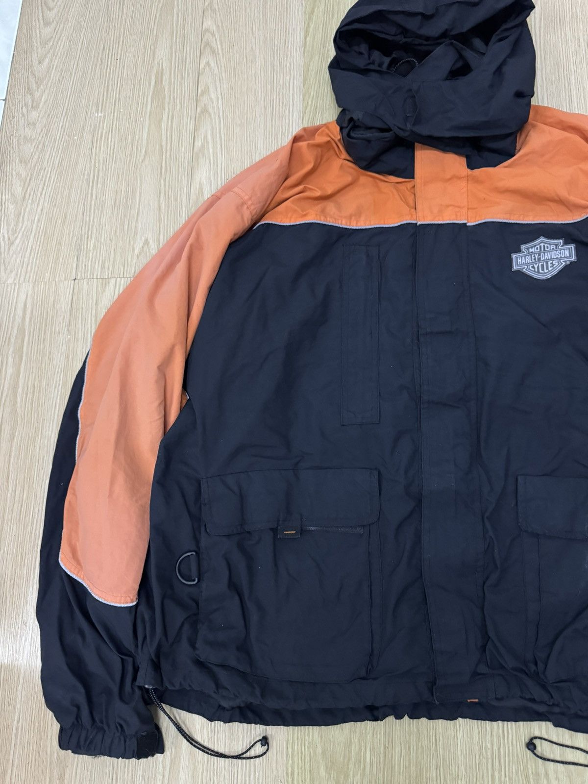 Harley Davidson × Vintage Vintage Harley Davidson Motorcycle jacket Size US XXL / EU 58 / 5 - 4 Thumbnail