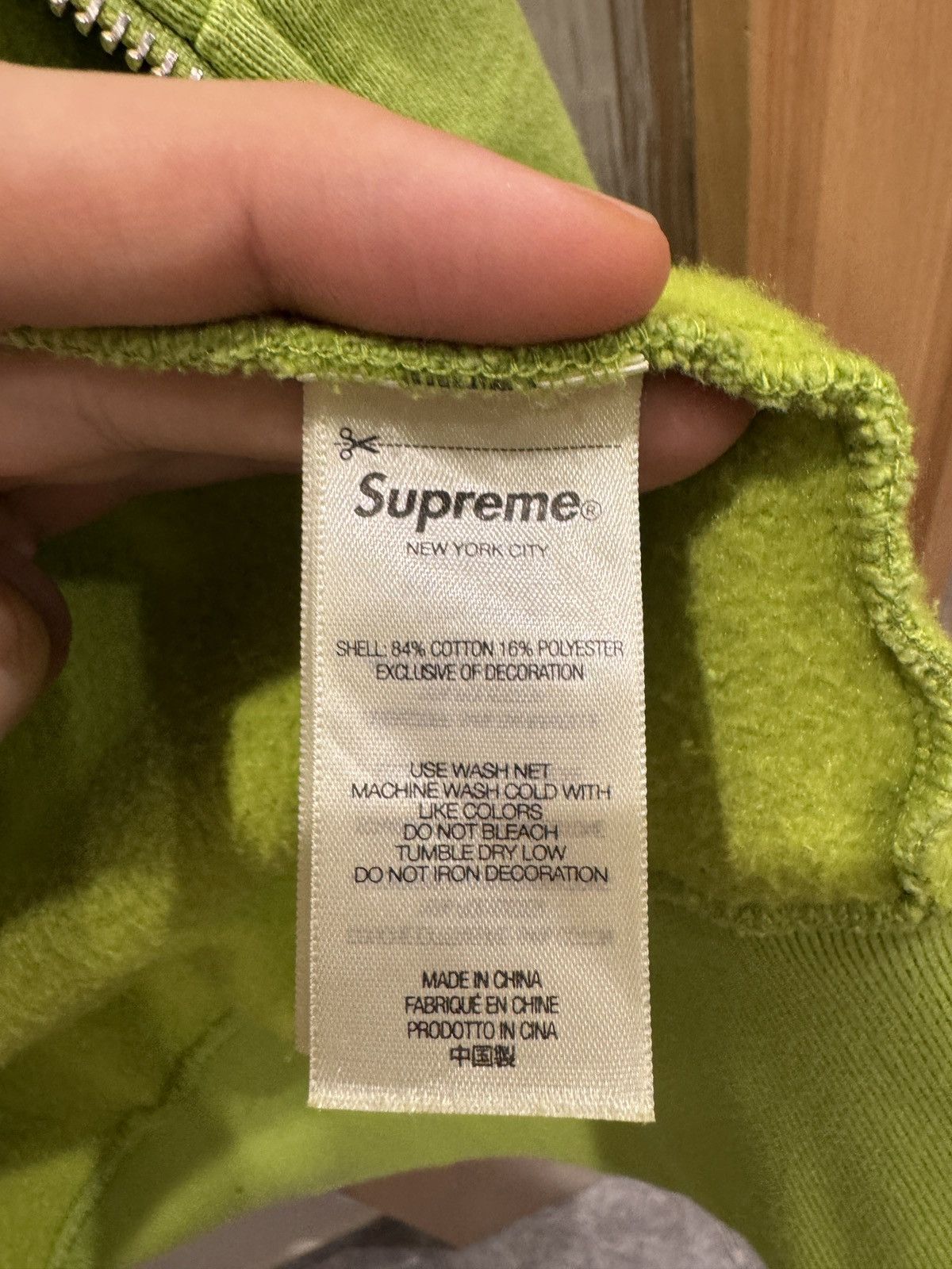 Supreme Supreme/Aphex Twin Zip Up Hooded Sweatshirt Size US M / EU 48-50 / 2 - 7 Thumbnail