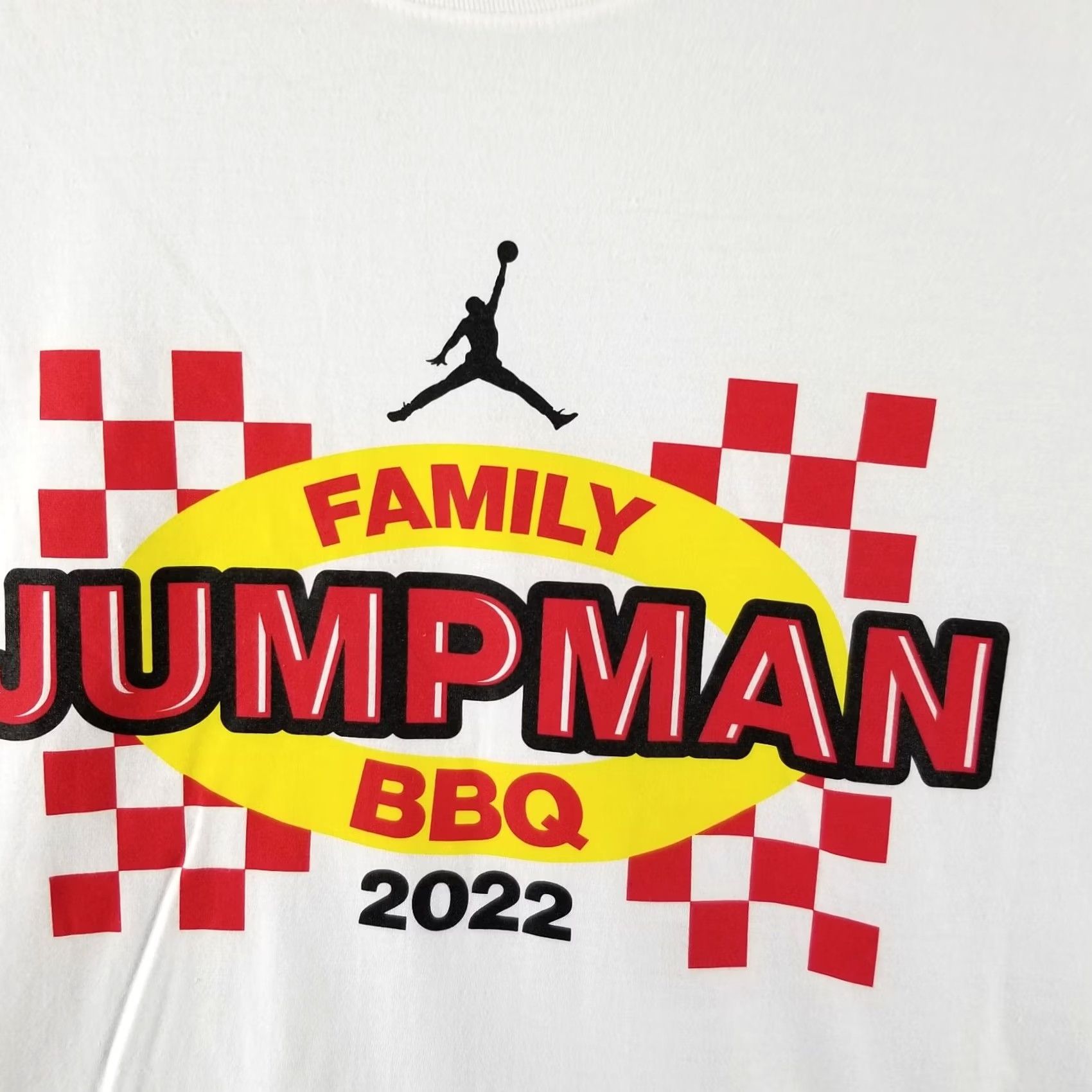 Nike Nike Jordan Jumpman BBQ 2022 Shirt XL White Men Kid? Size US XL / EU 56 / 4 - 2 Thumbnail