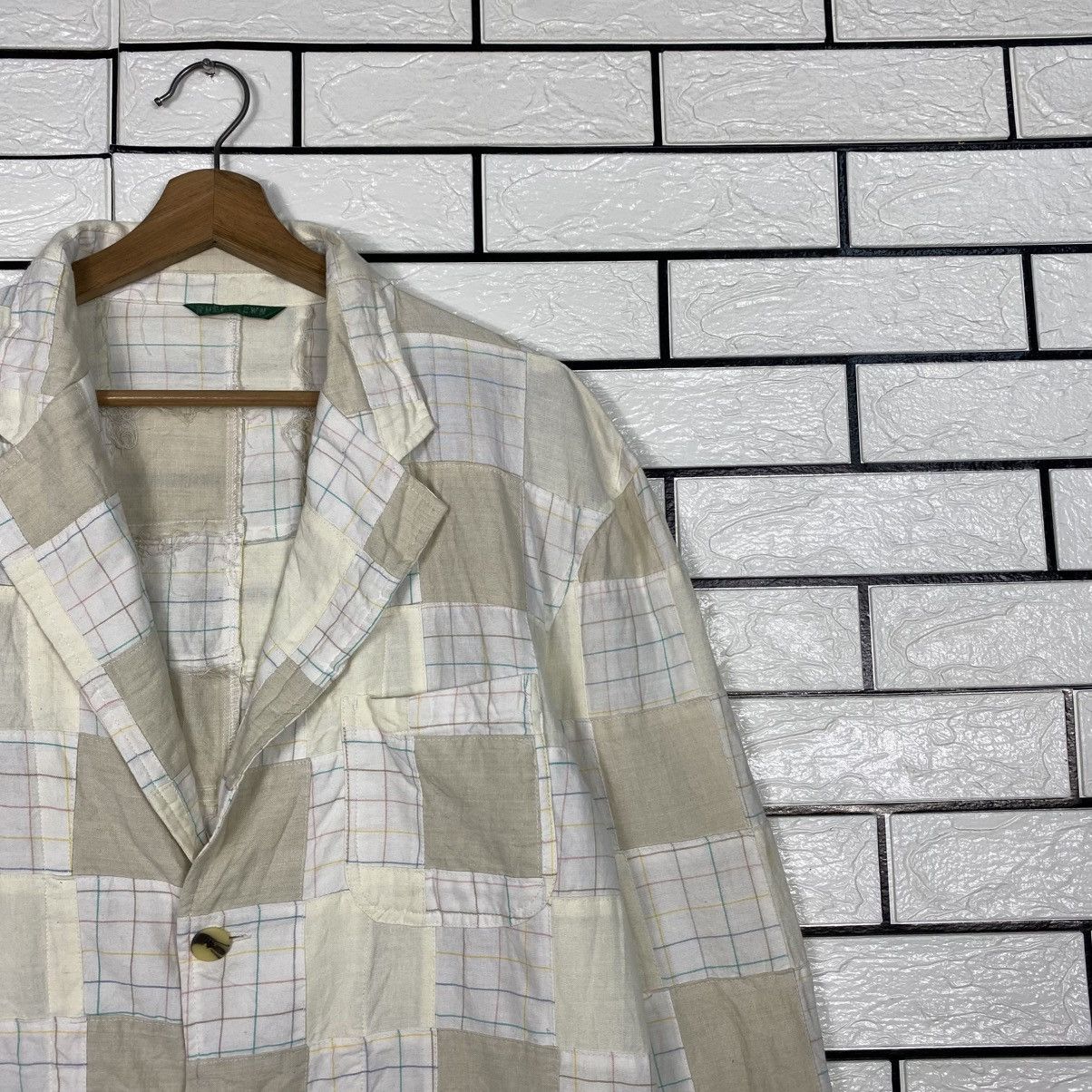 Japanese Brand 📌Vintage Chore Jacket RuffHewn Tartan Patchwork Issey Miyake Size US L / EU 52-54 / 3 - 7 Thumbnail