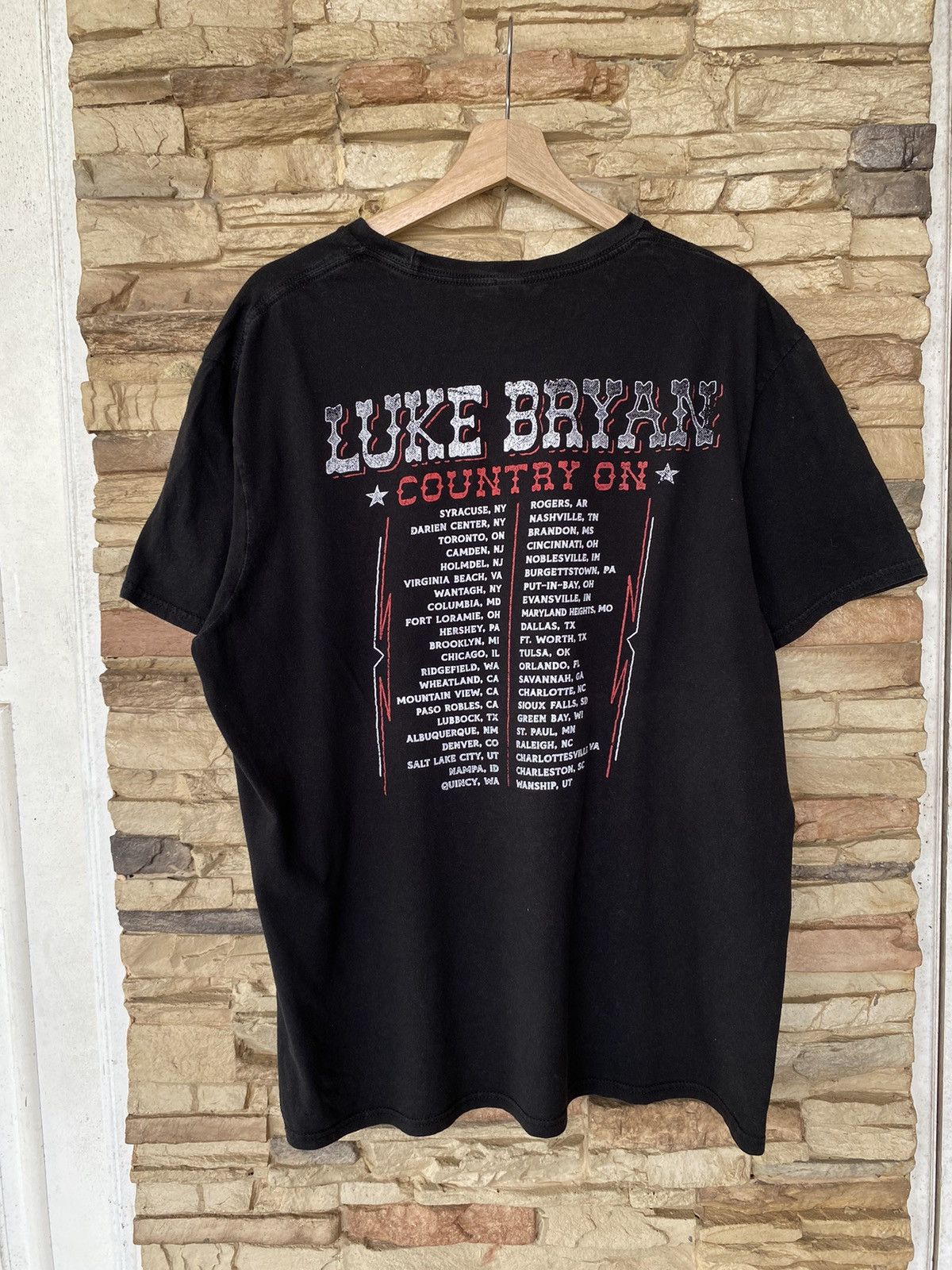Band Tees 2023 Tour Luke Bryan Band Tees Size US XL / EU 56 / 4 - 8 Thumbnail