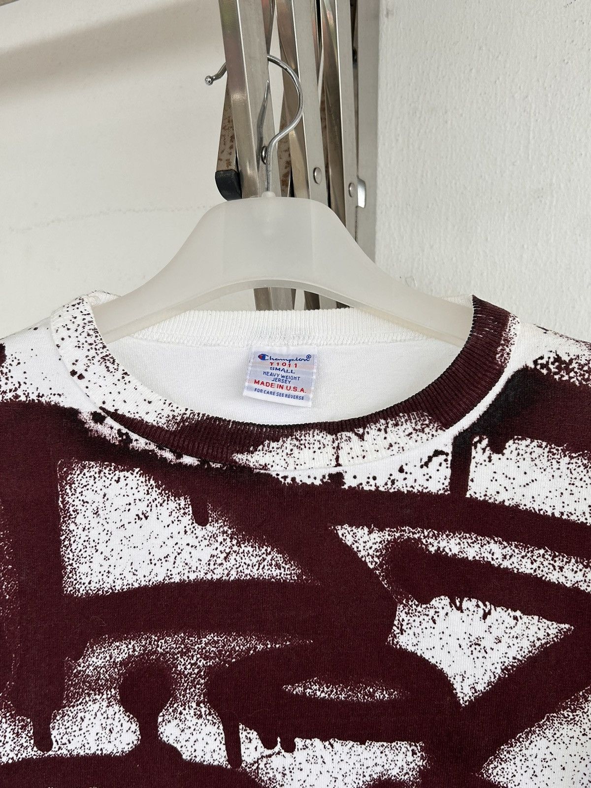 Comme des Garcons Vintage Graffiti Champion X CDG White Tee Size US M / EU 48-50 / 2 - 3 Thumbnail